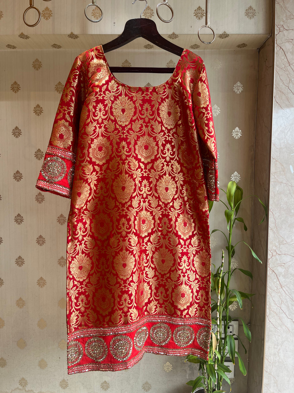 Banarasi Straight Kurta