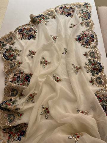 Exclusive Pure organza saree