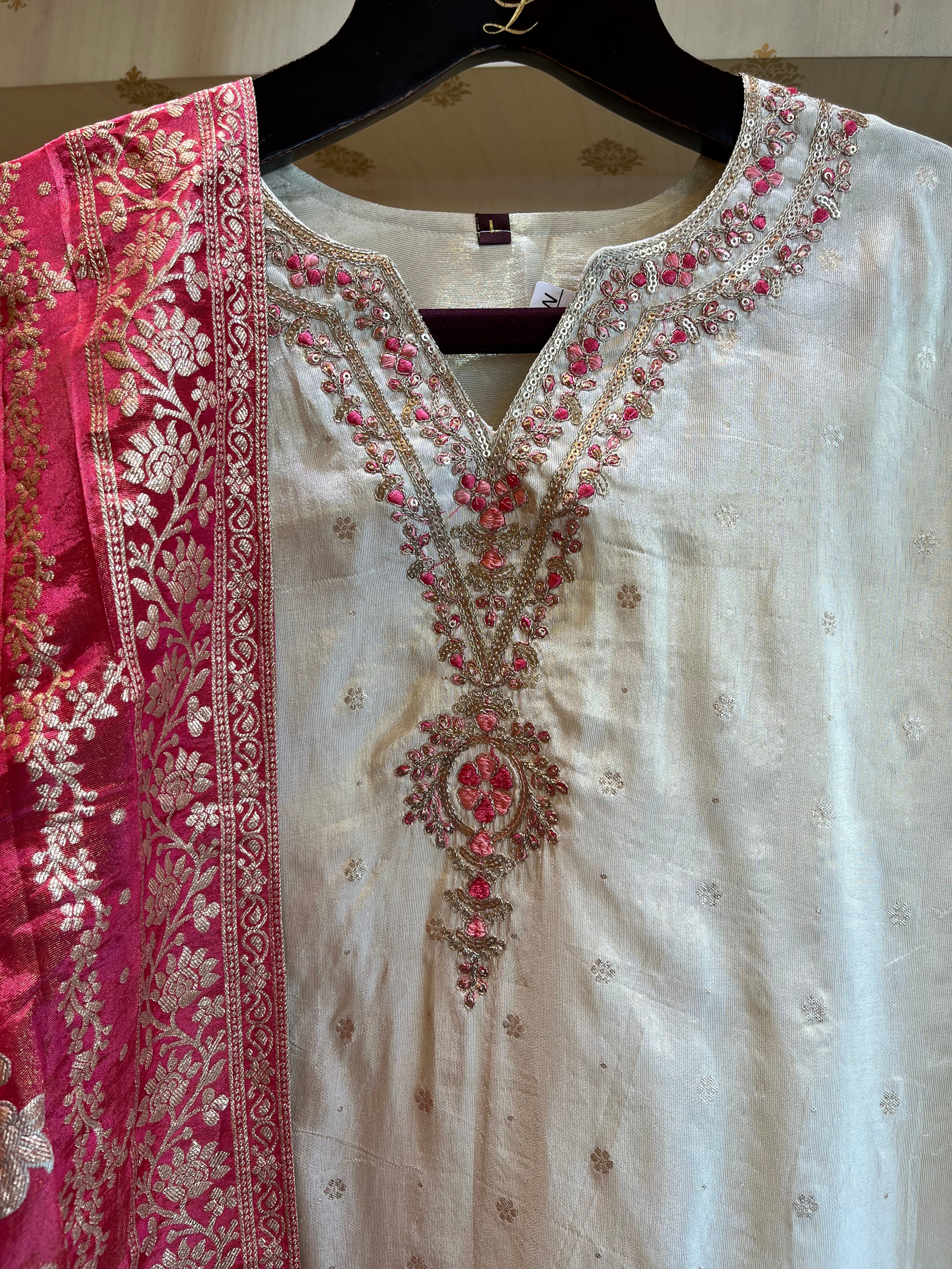 Tissue Silk Suit Set