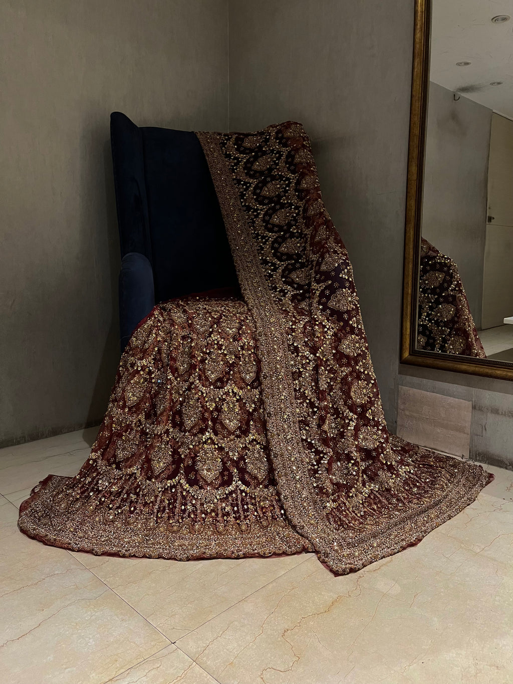 Nawab Bride Lehenga Set