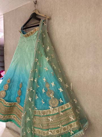 Handwork Danka Lehenga