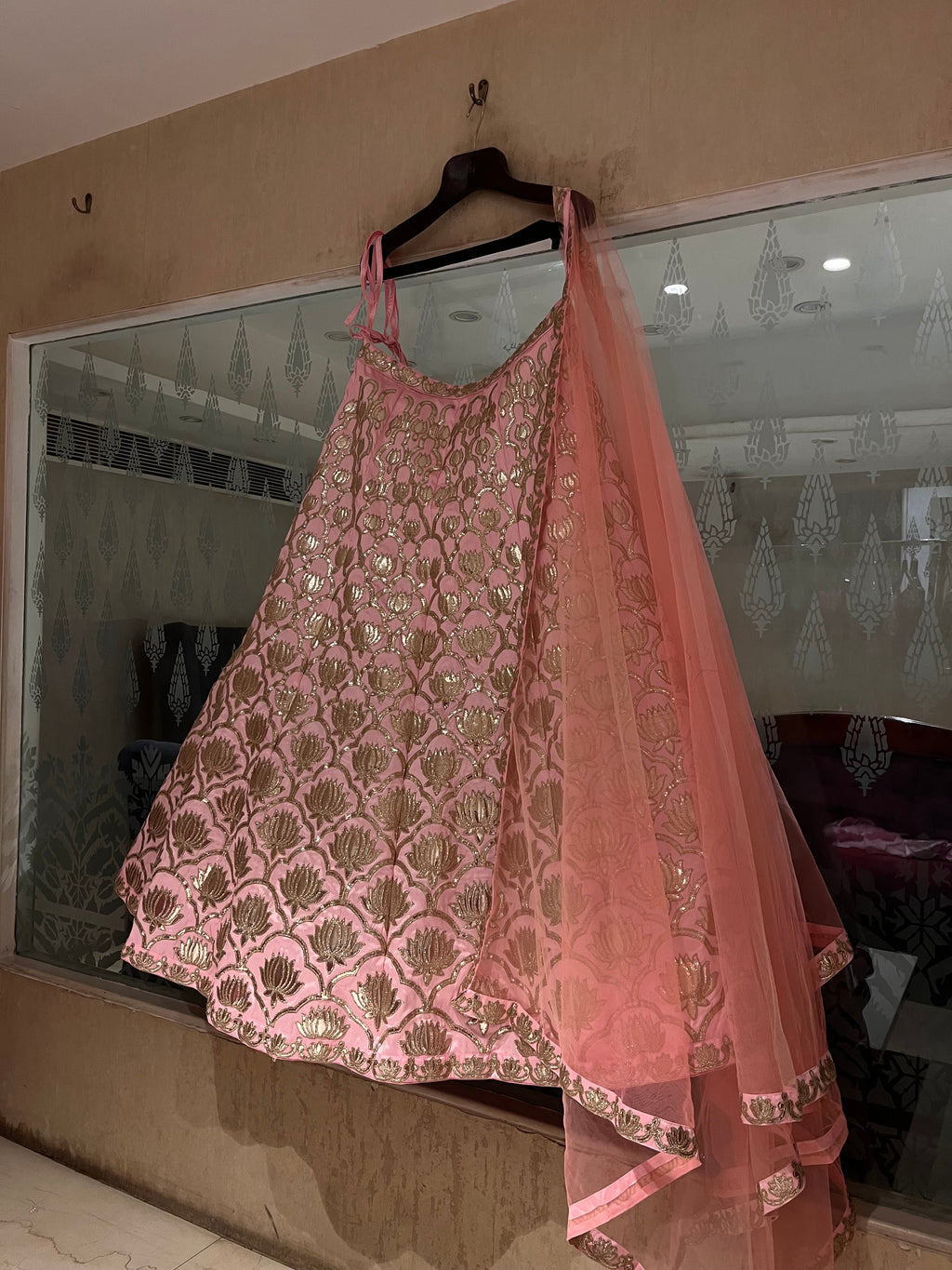 kamal in pink lehenga set