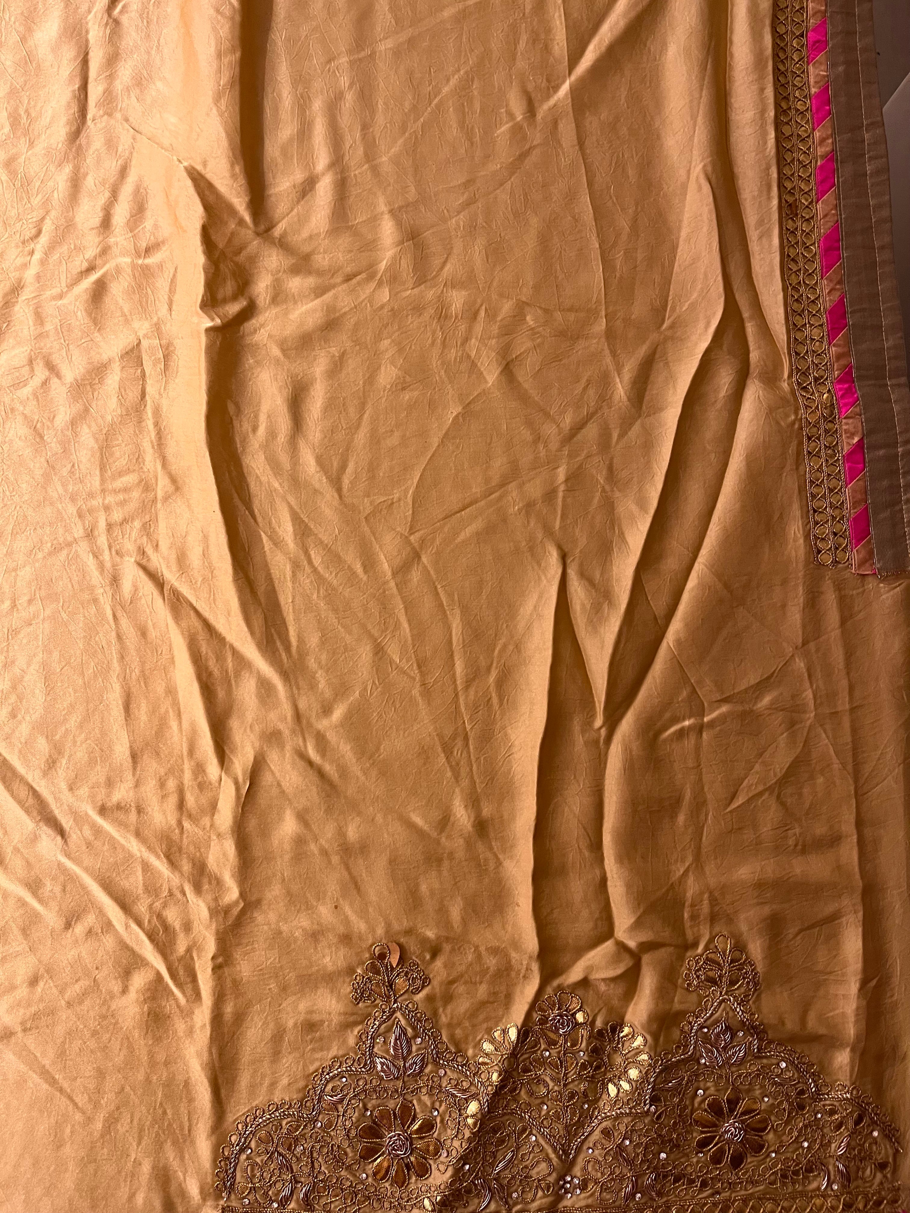 Raani Traditional Gotta Patti saree