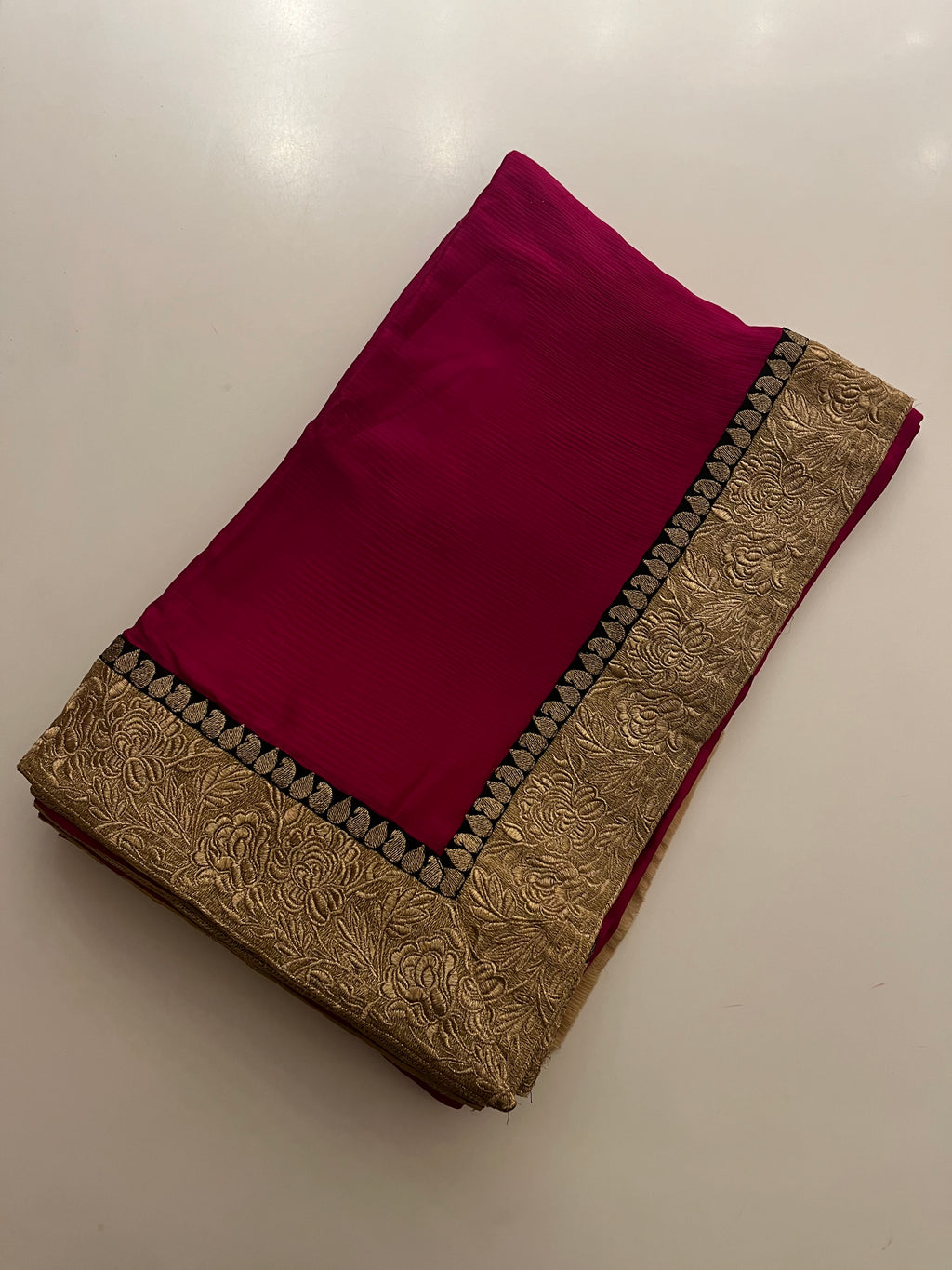 The Magenta Glam Saree