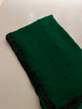 forest green Cocktail saree
