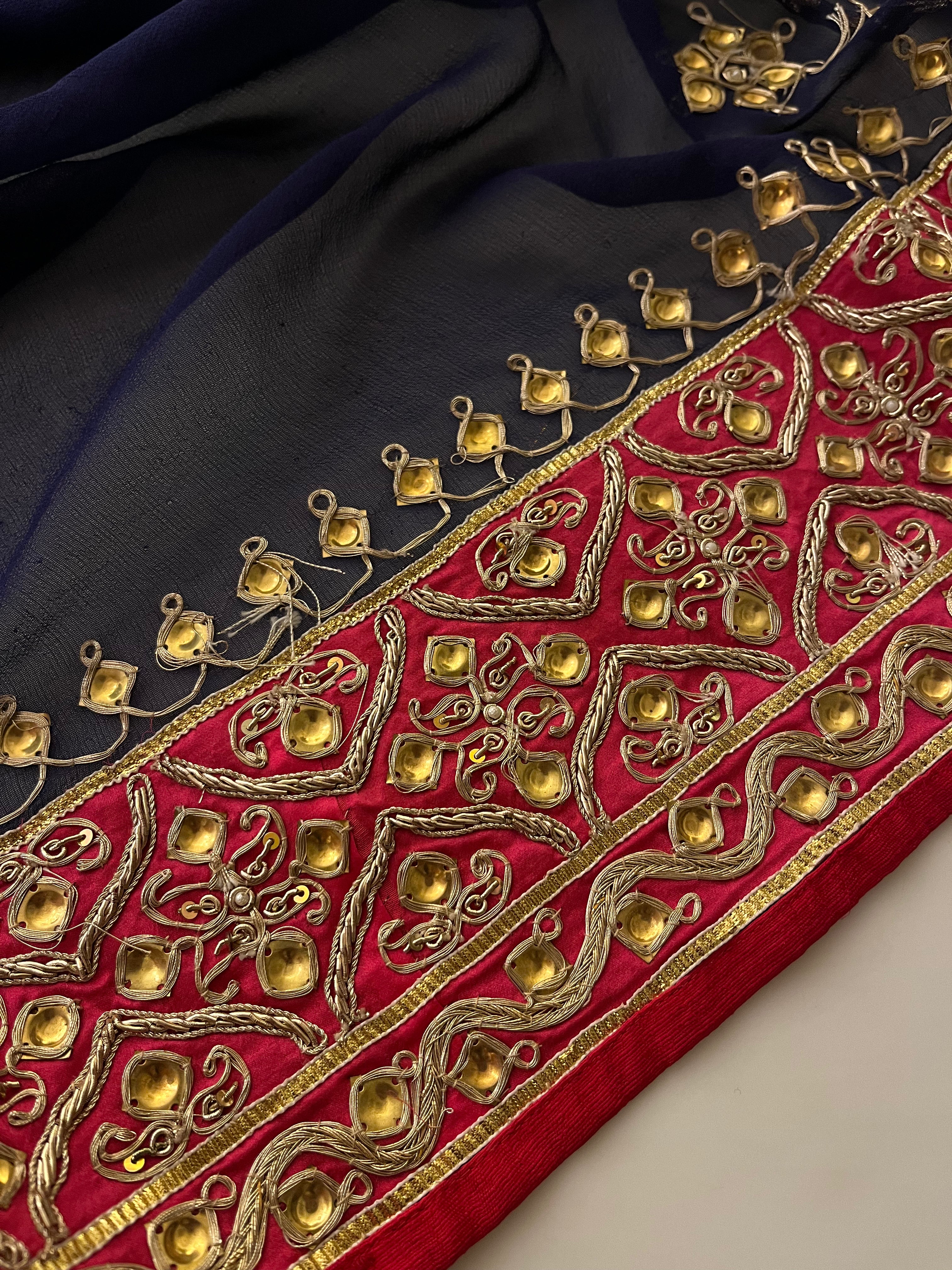 Pure Georgette Marwari Saree