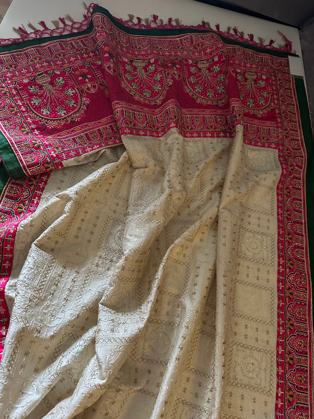 Fancy Lucknowi saree