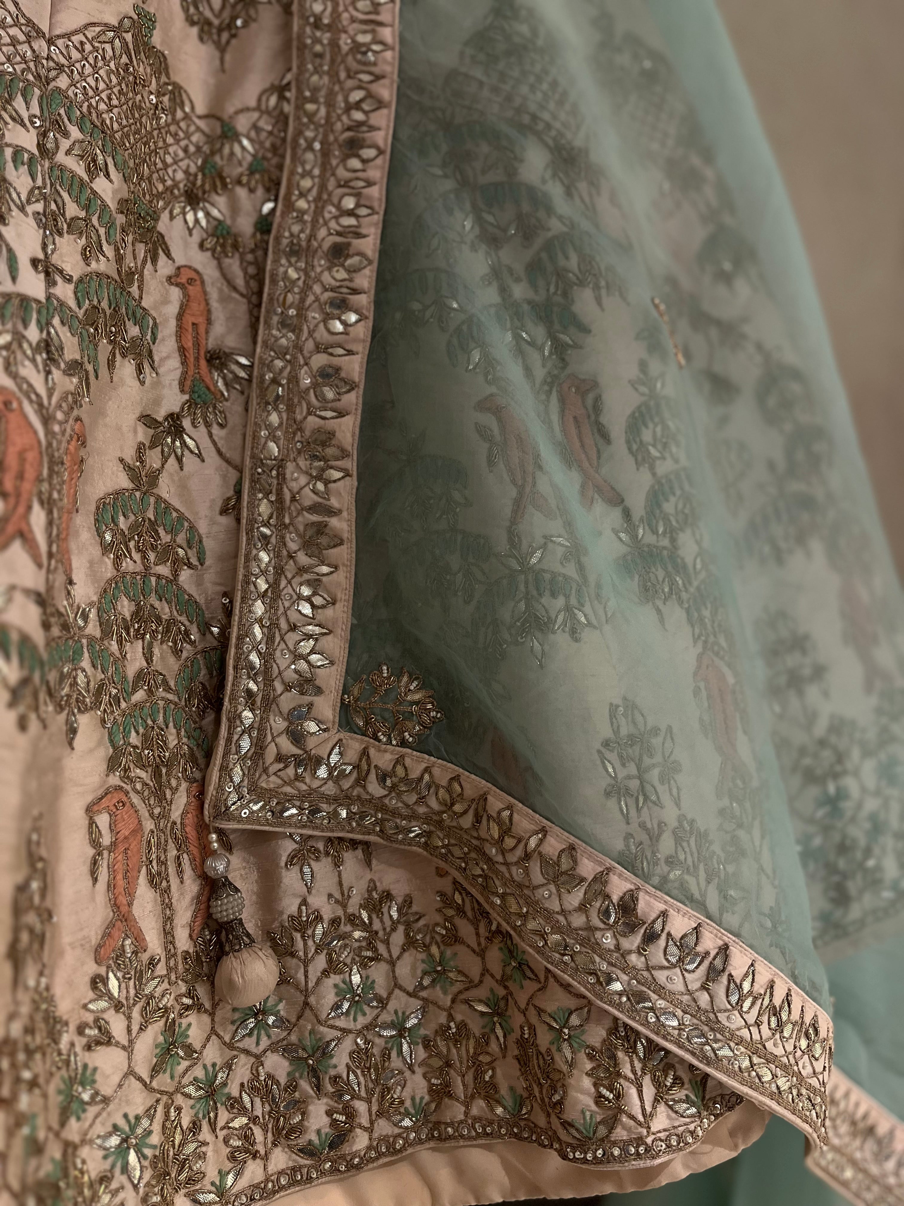 Saavan lehenga set