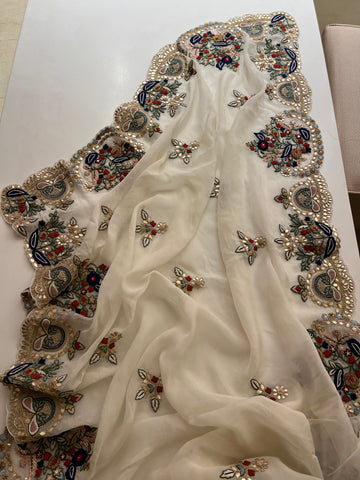 Exclusive Pure organza saree