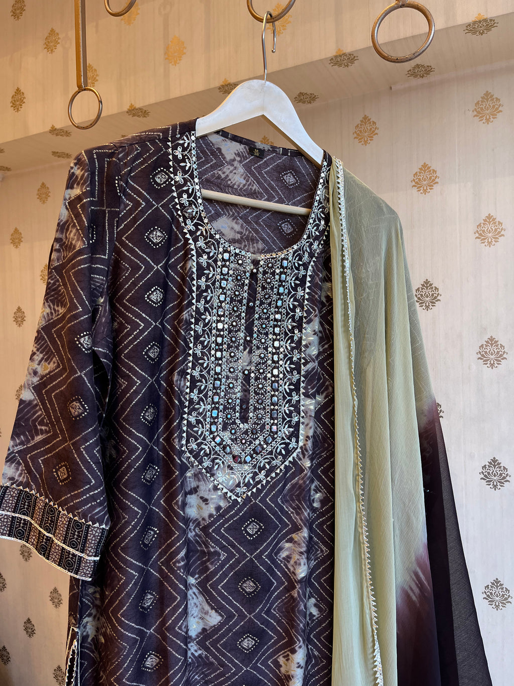 Printed Cotton kurti and dupatta Set