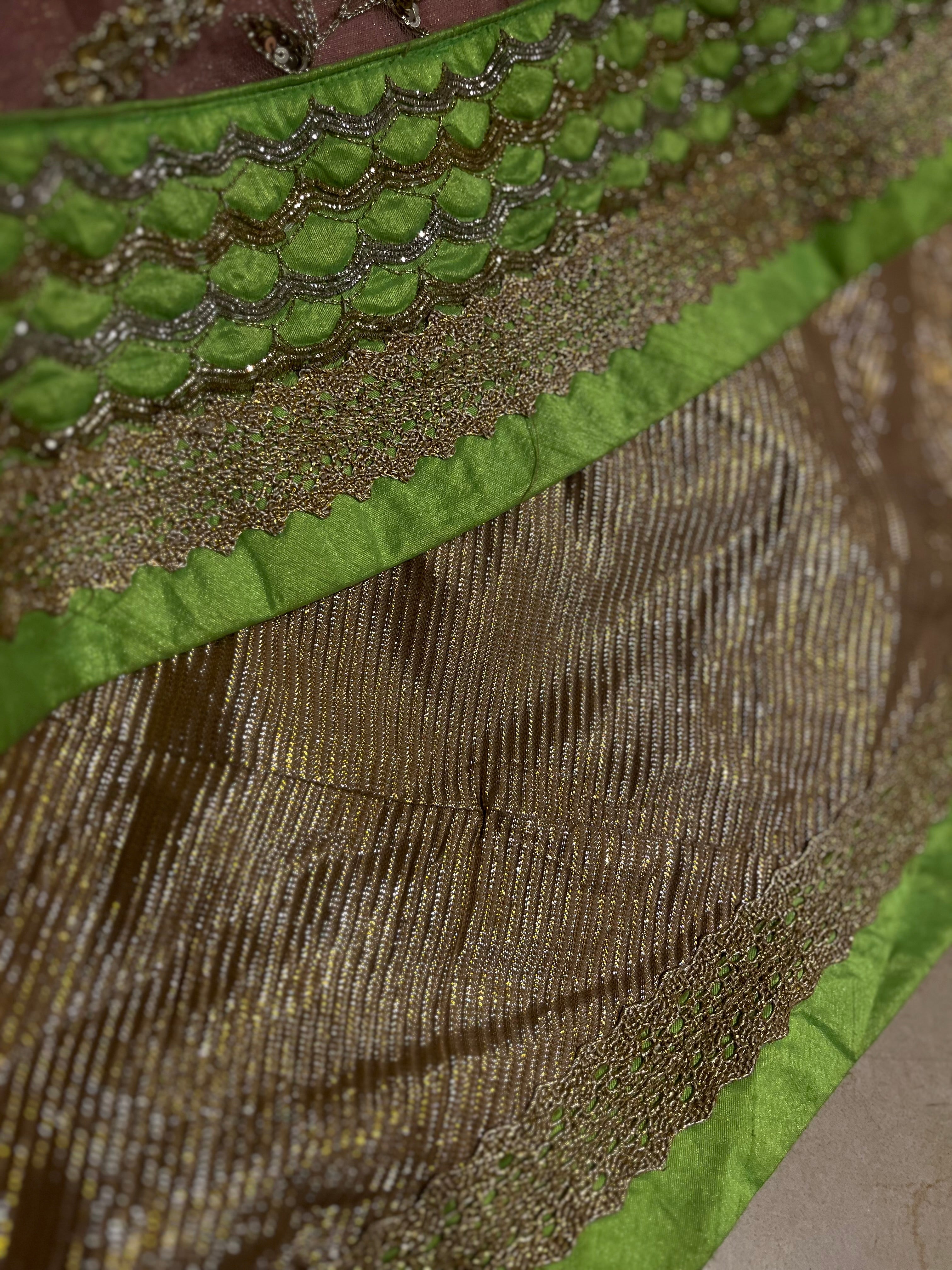 Net Layered Lehenga Set