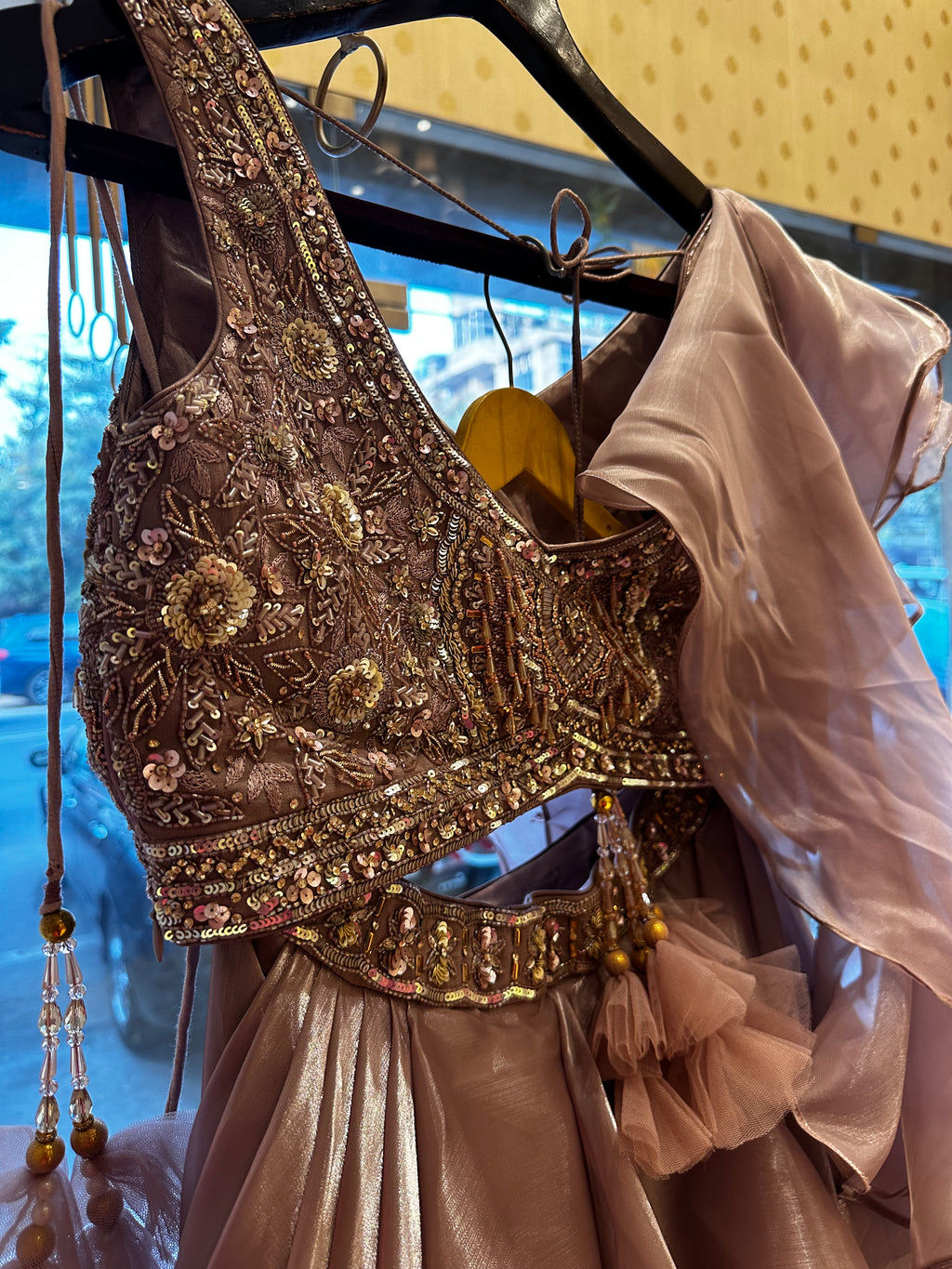 Bridgerton Lilac fairy tale lehenga