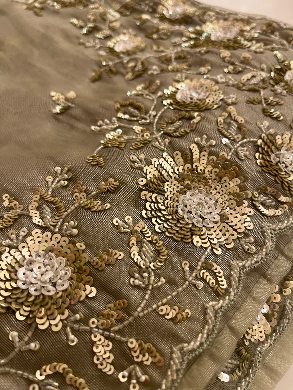 mehendi green tissue saree