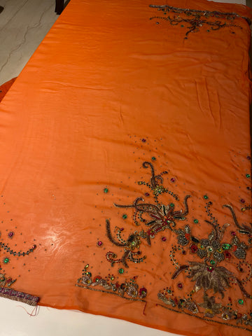 Rust orange Lehenga Set