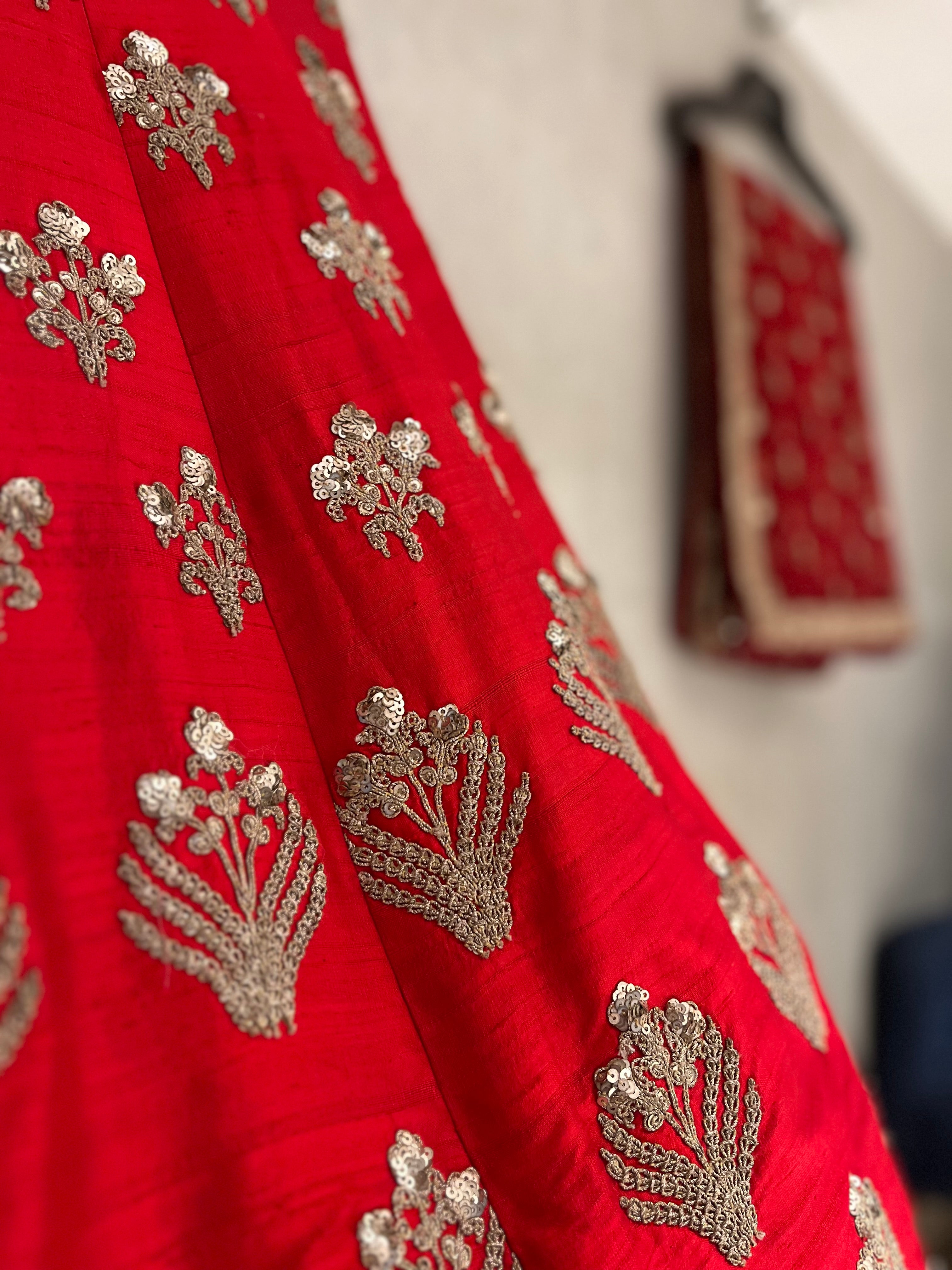 Bridal Red Lehenga Set