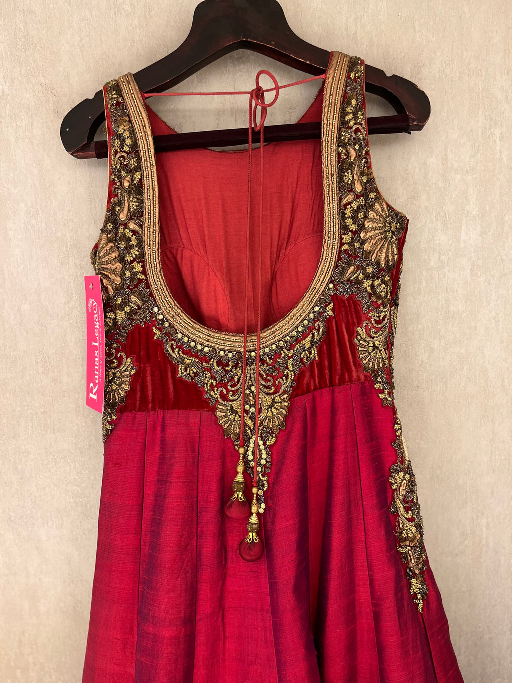 Red Silk Gown