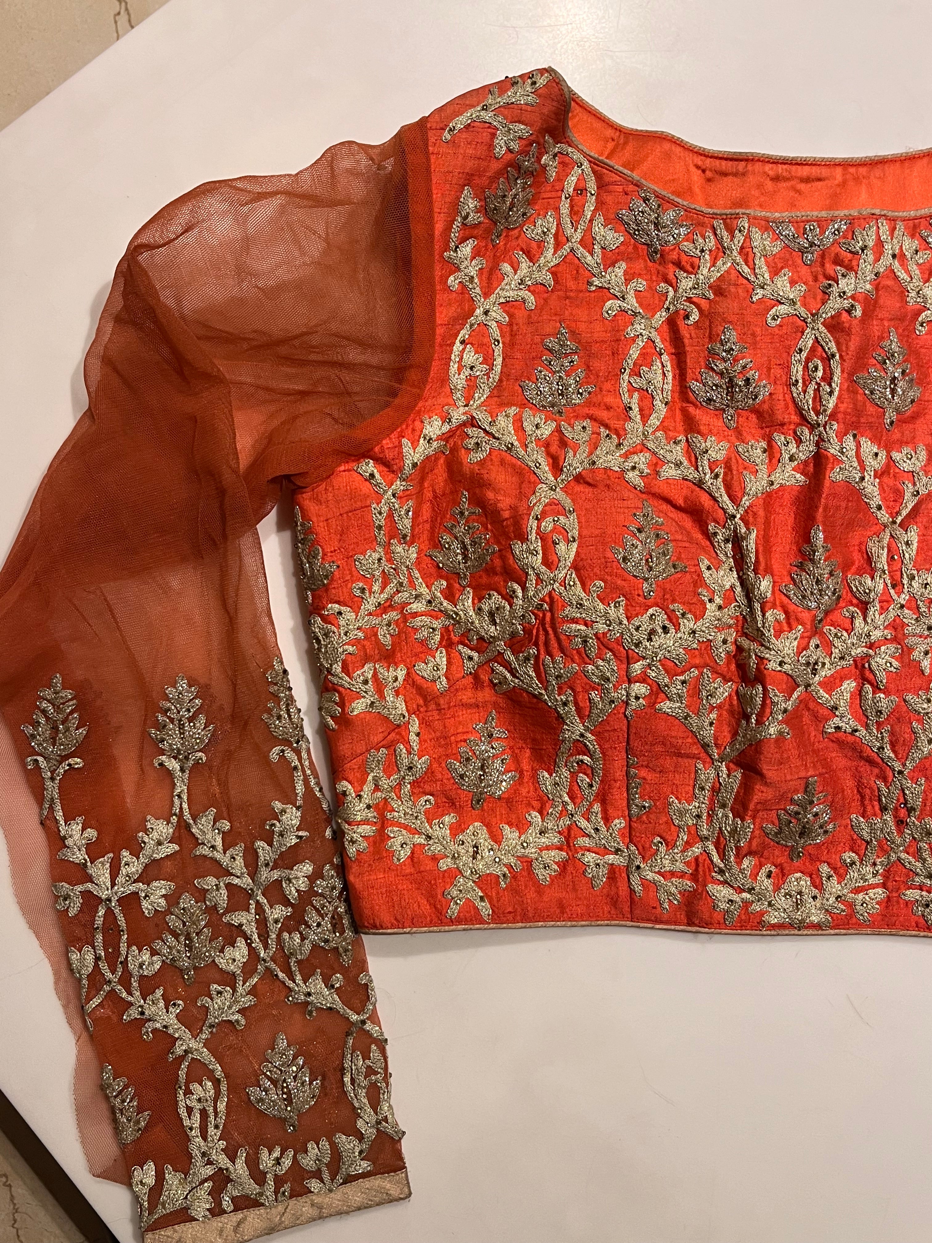 evening pink lehenga set