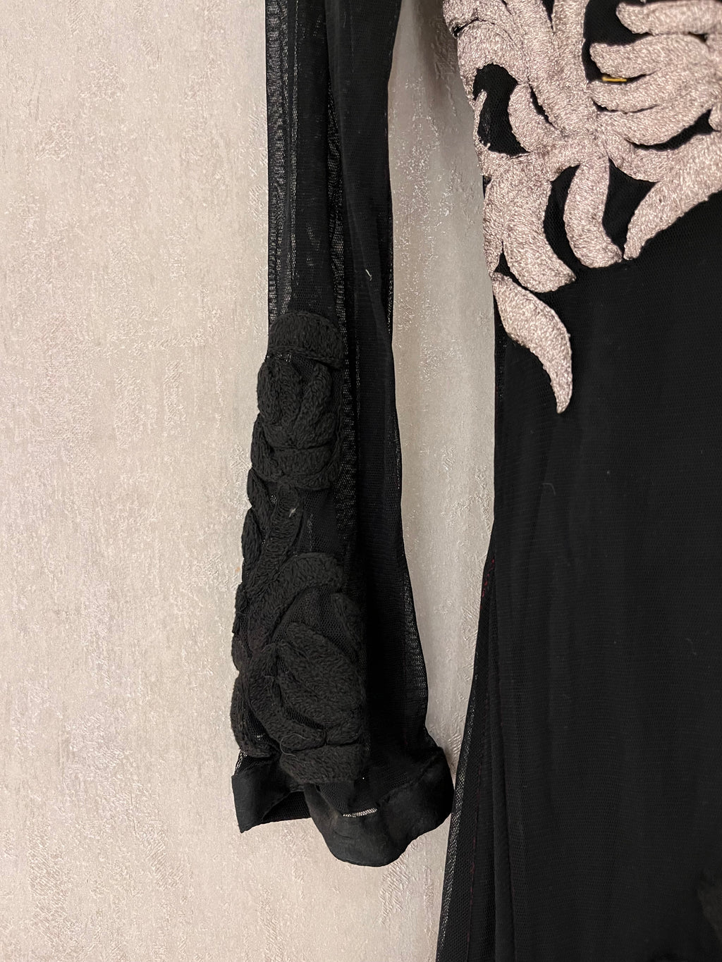 Silver Night indo-western gown