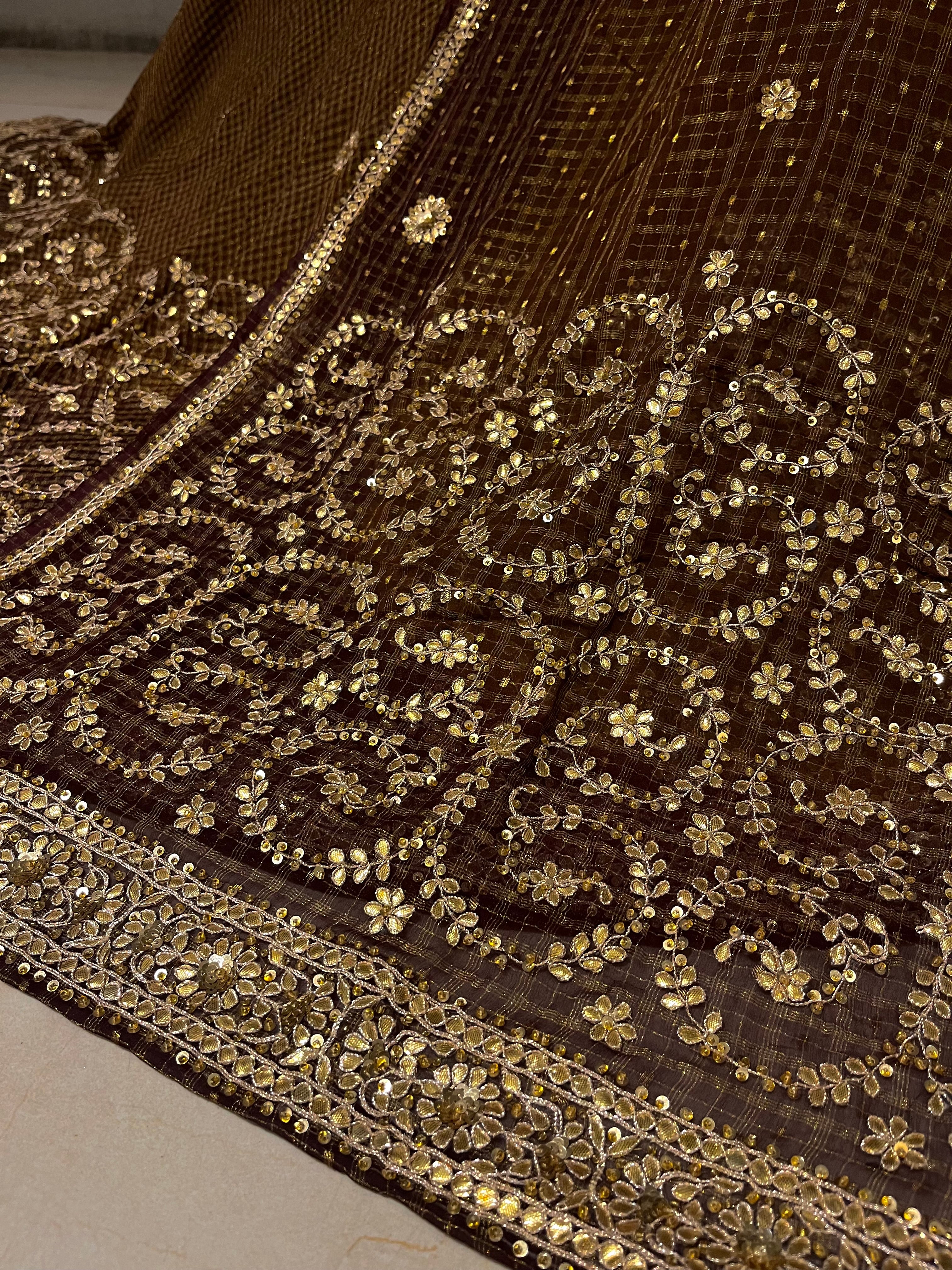 Coffee Brown Lehenga Set