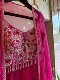 Hot Pink Indo Western
