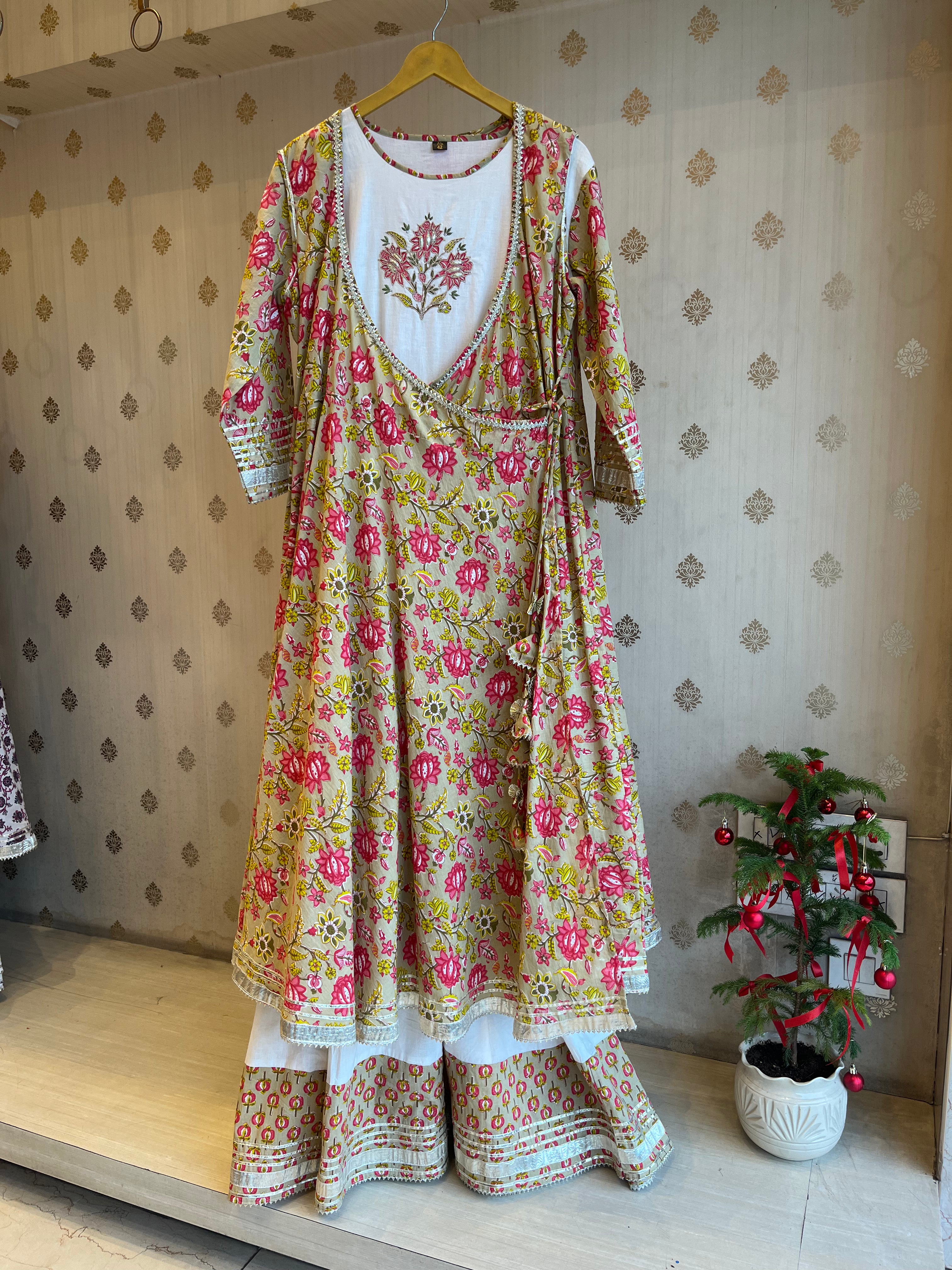 Printed Cotton Angrakha