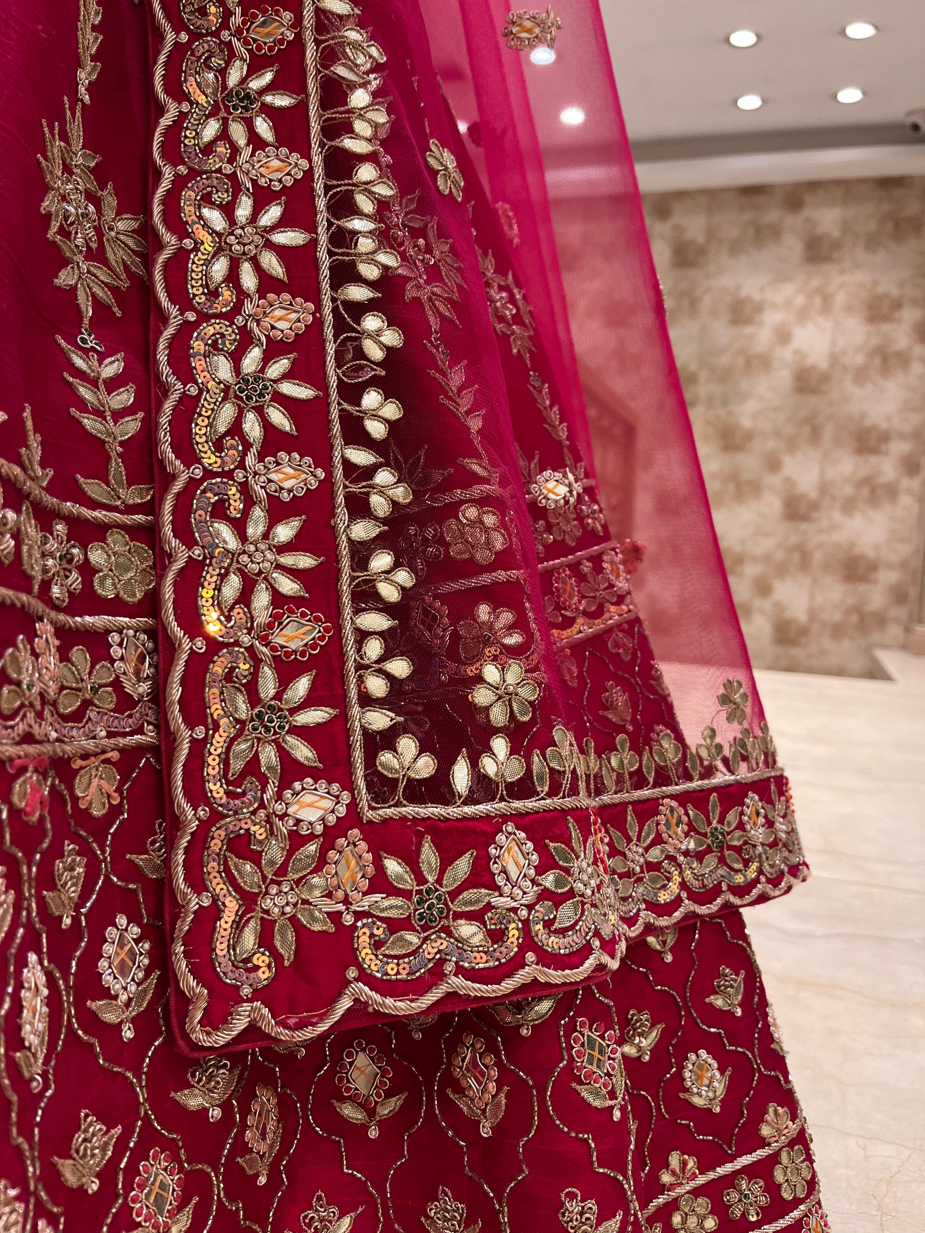 Gotta Patti Bridal Lehenga