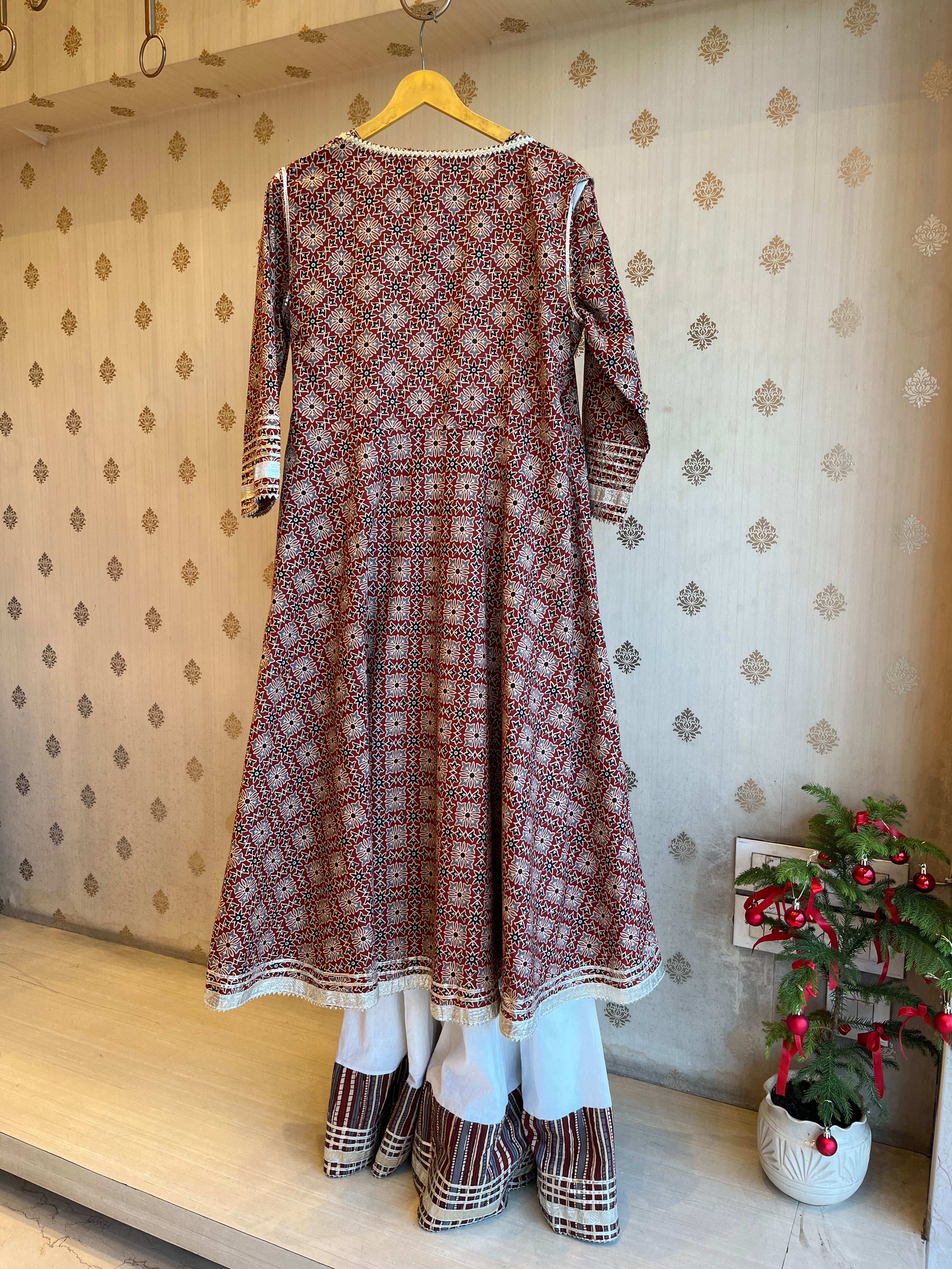 Printed Cotton Angrakha