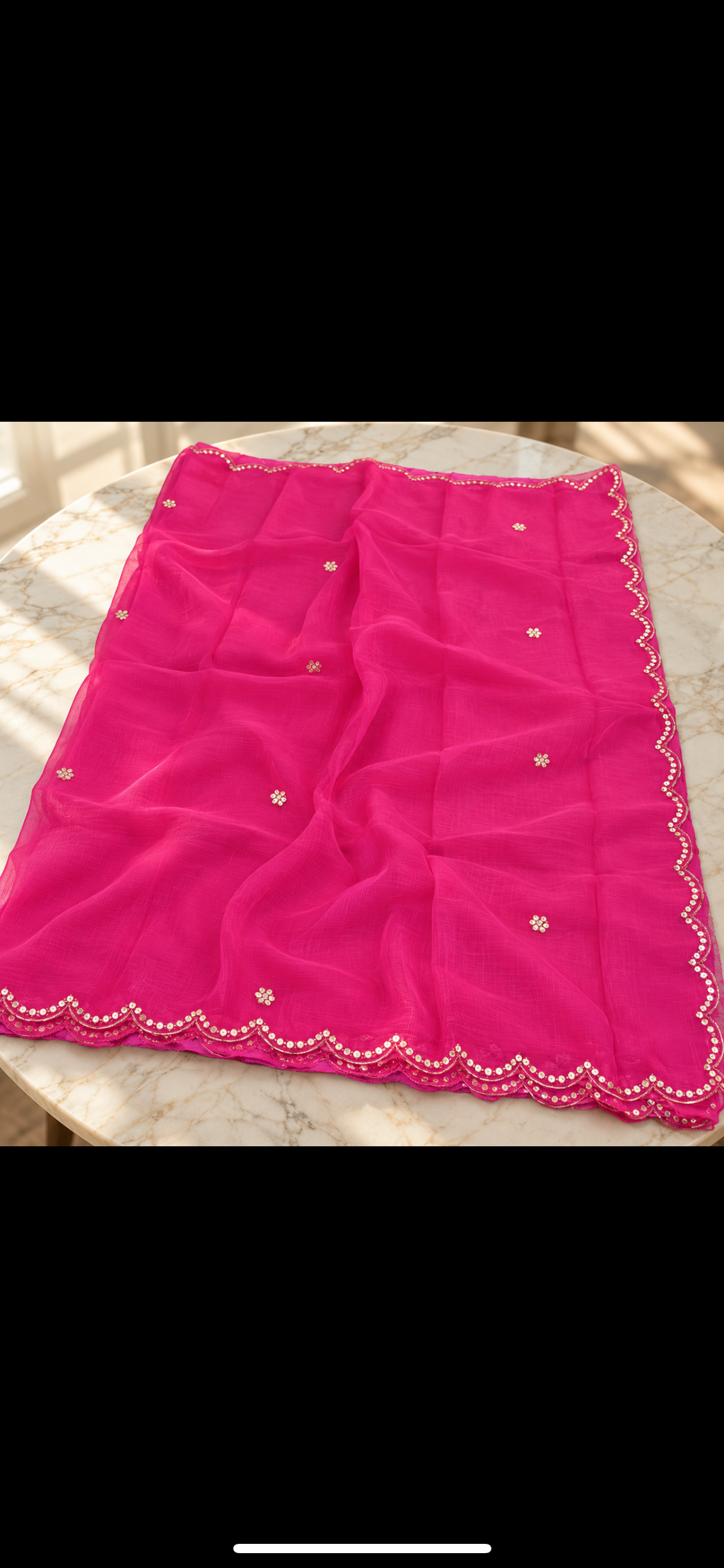Pure Kota silk saree pittan work