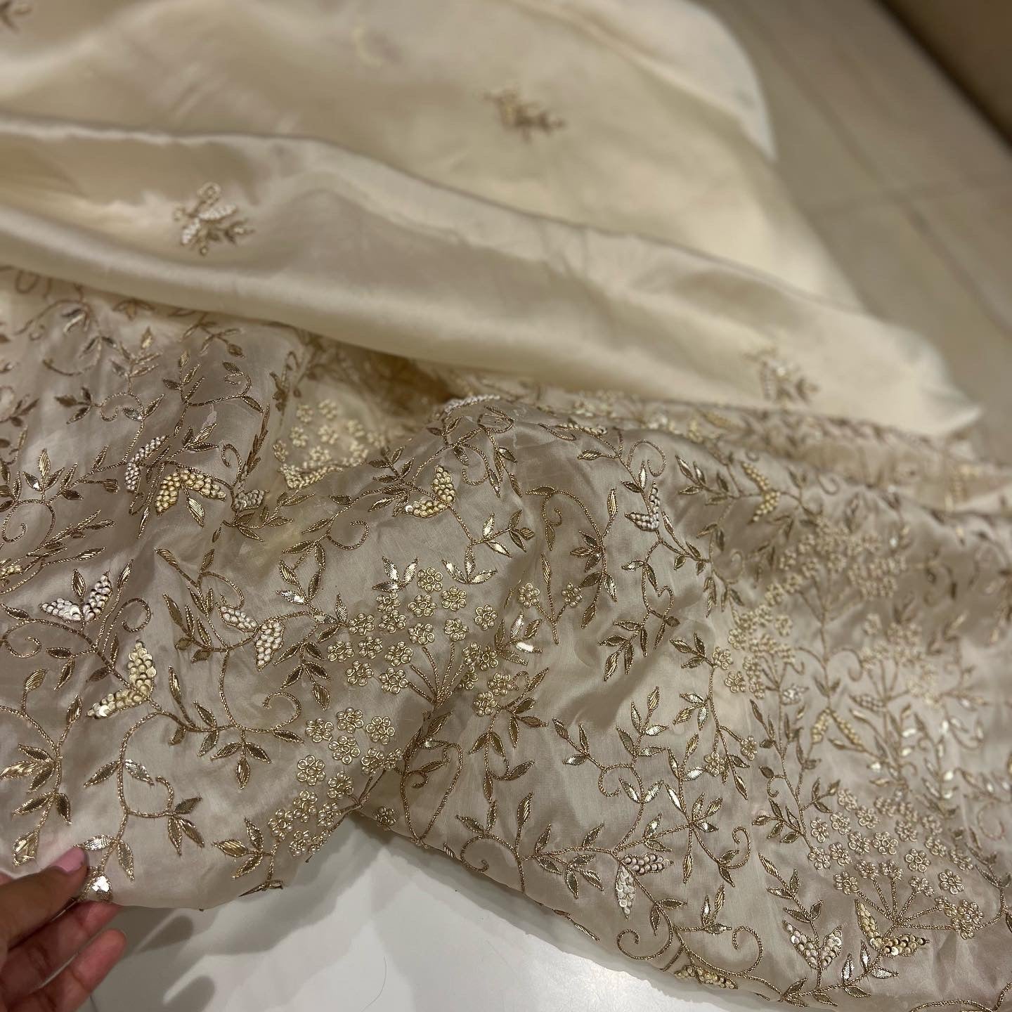 Khusrawi Fine Handwork saree