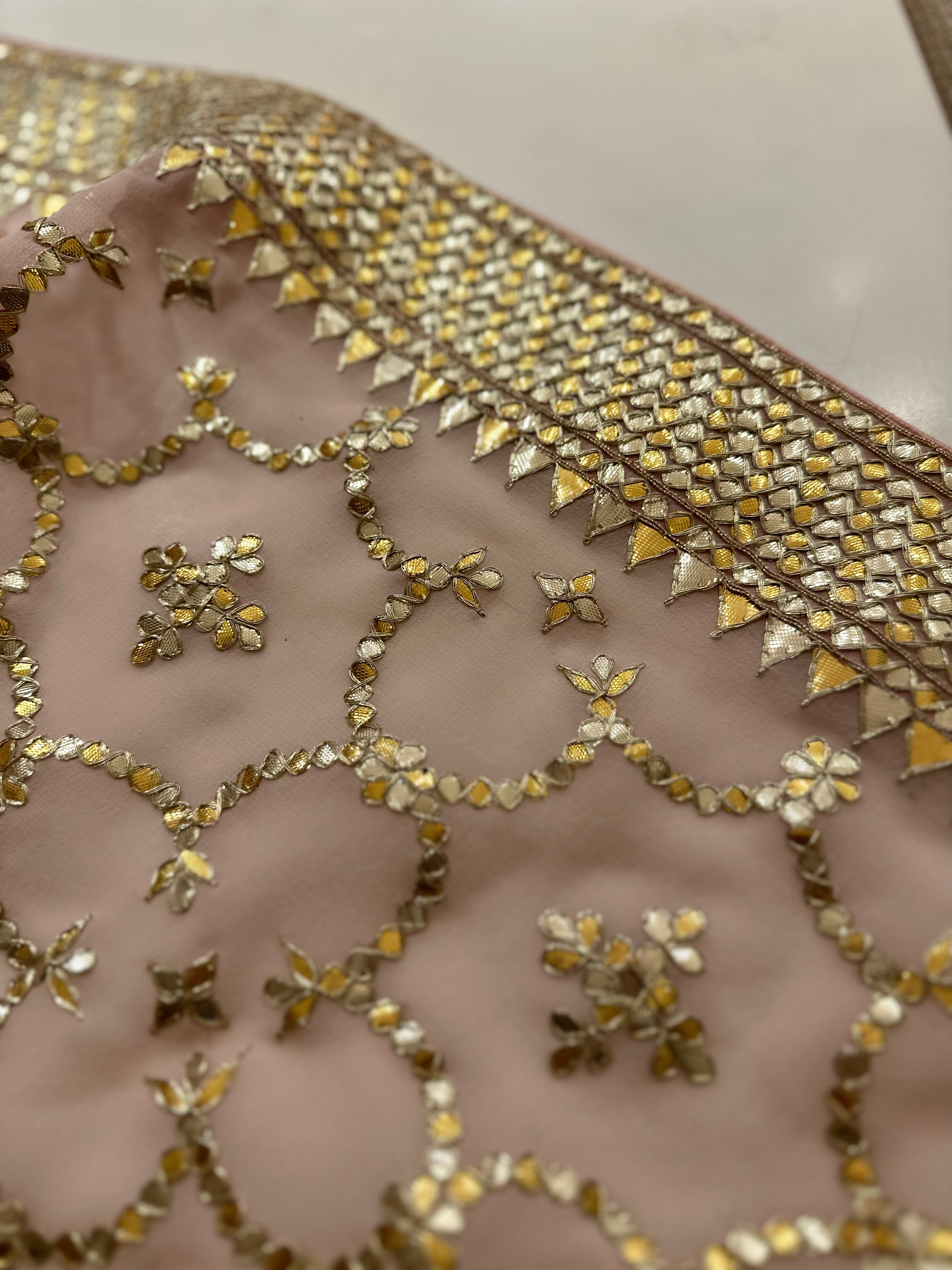 Bridal Gotapatti saree