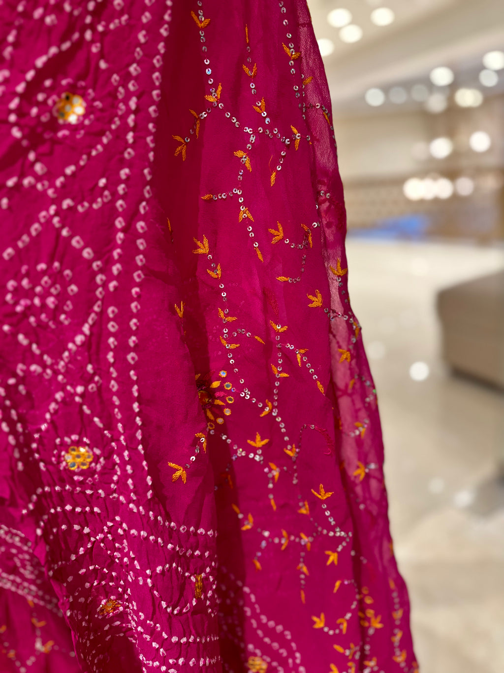 Hot pink Chaniya choli