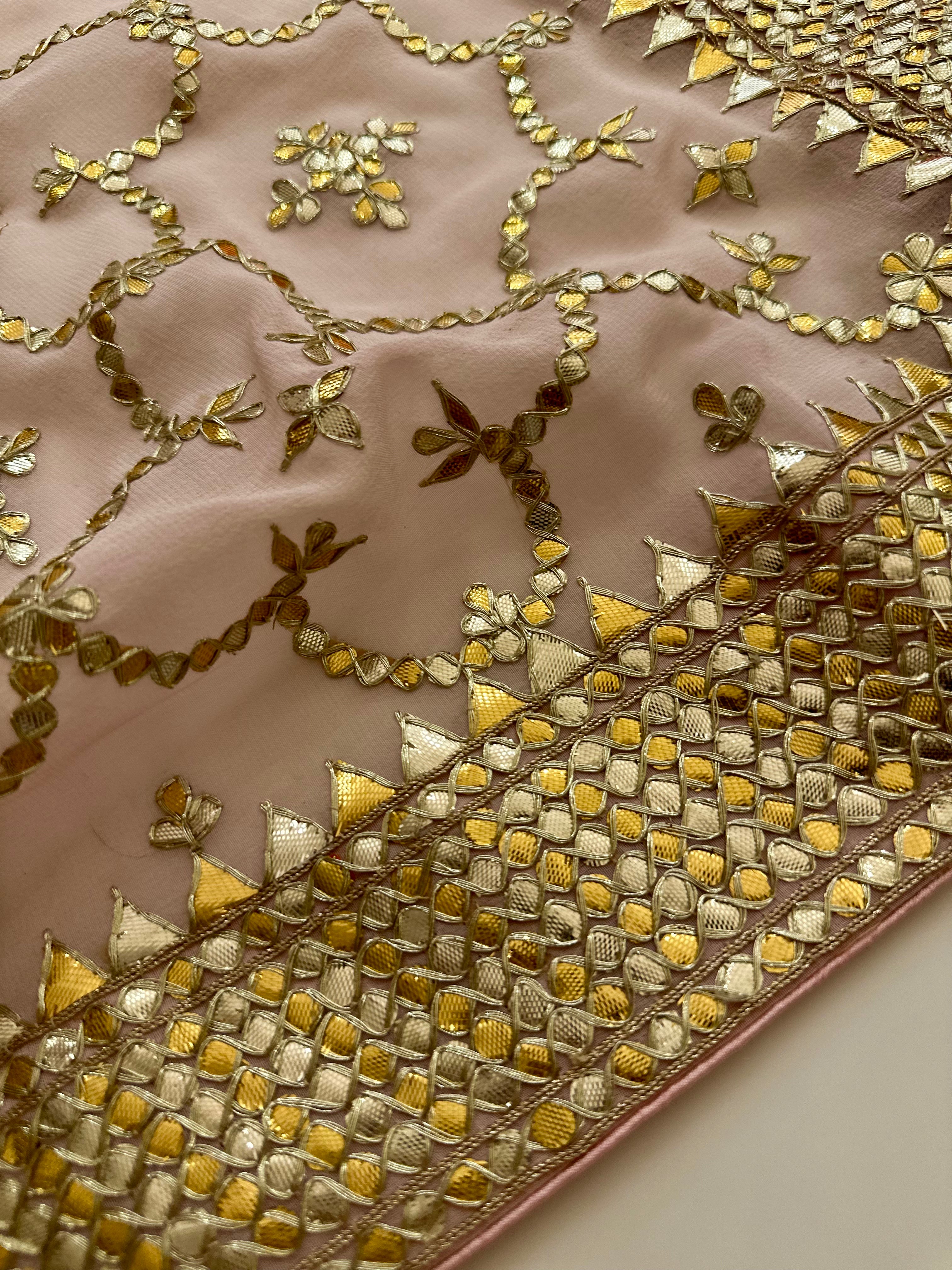 Bridal Gotapatti saree