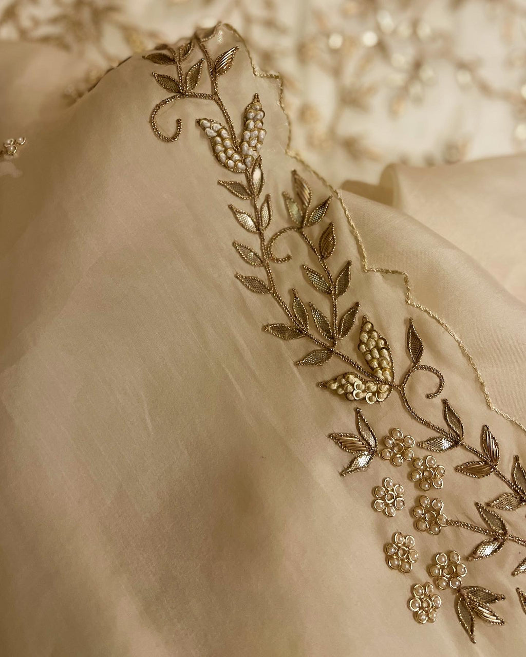 Khusrawi Fine Handwork saree