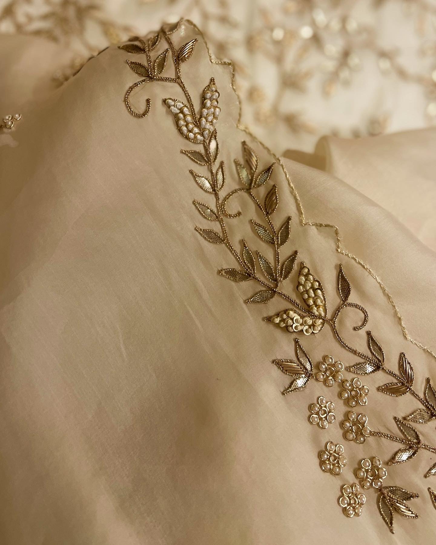 Khusrawi Fine Handwork saree