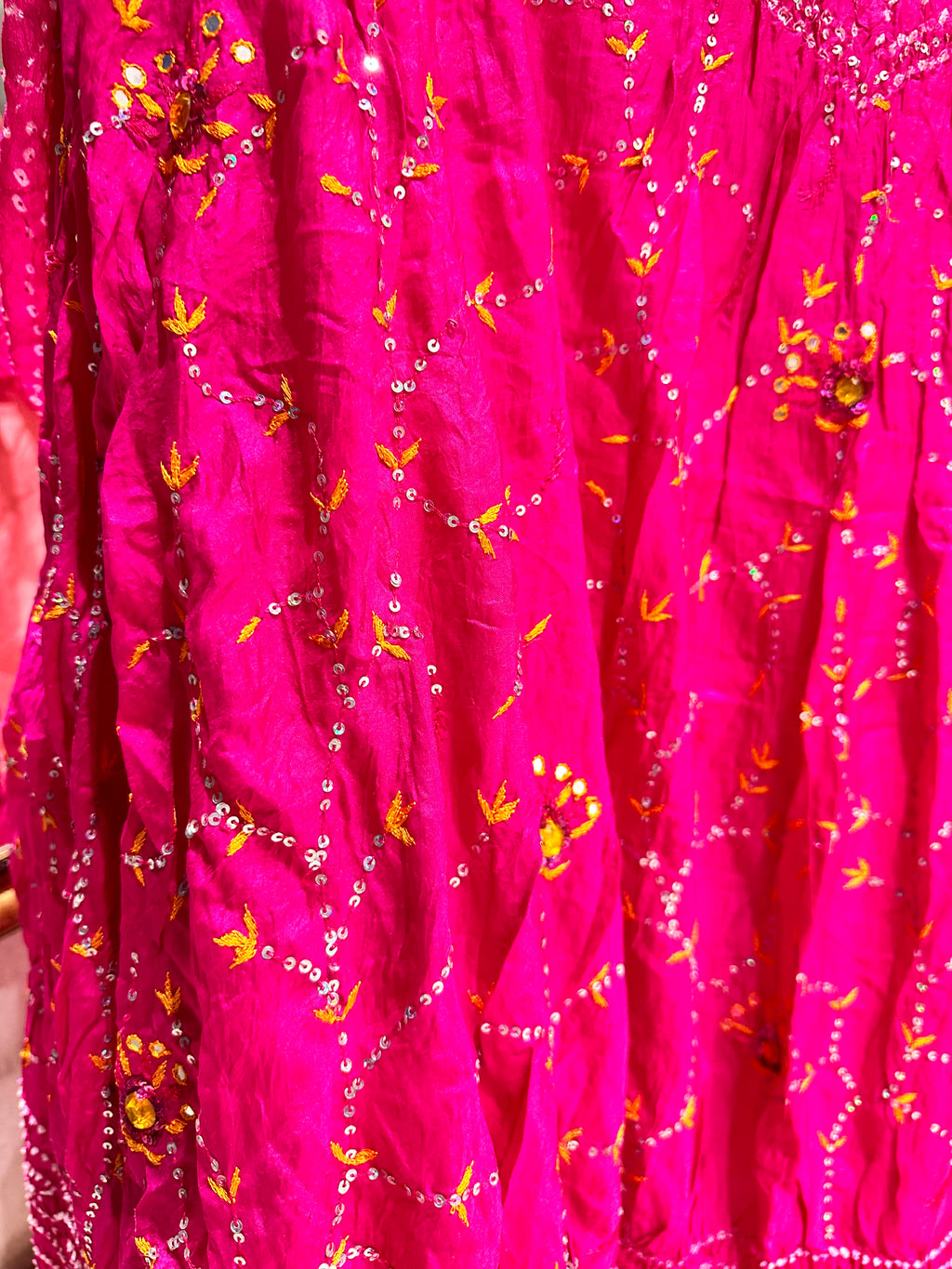 Hot pink Chaniya choli