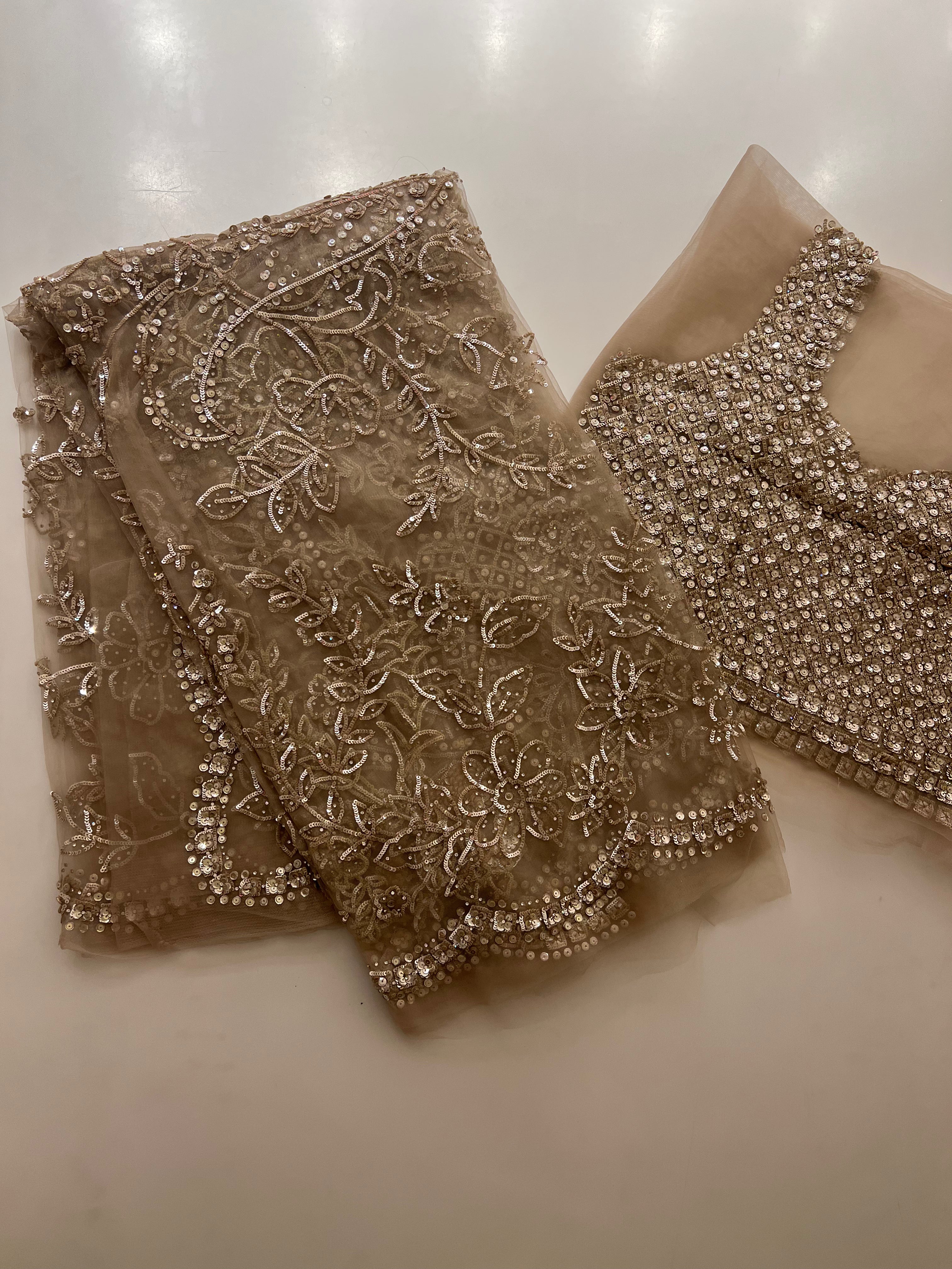 Glam Queen exclusive handwork saree