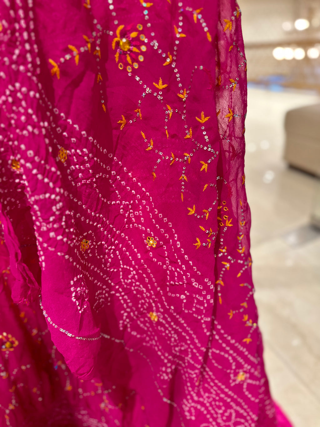 Hot pink Chaniya choli