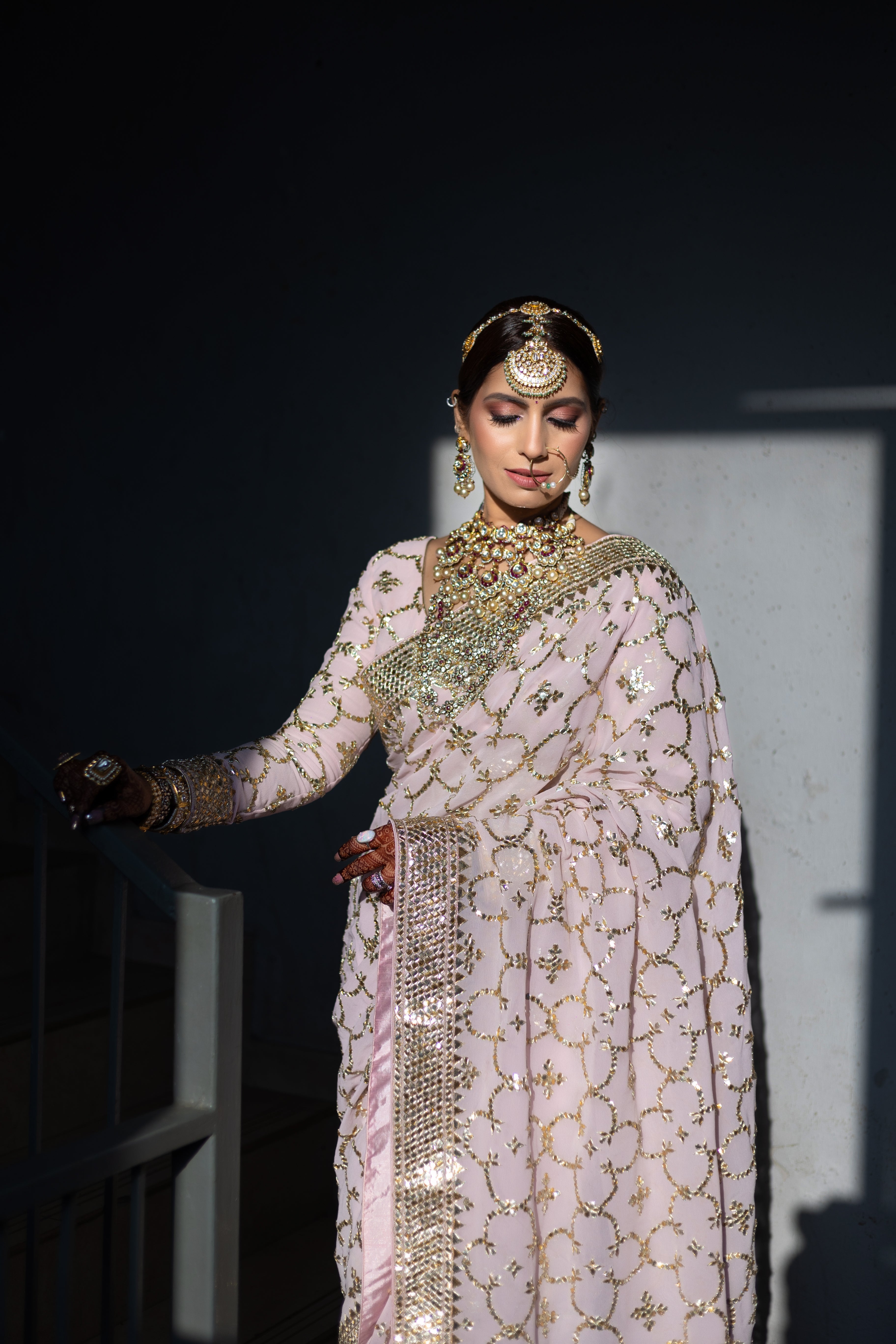 Bridal Gotapatti saree