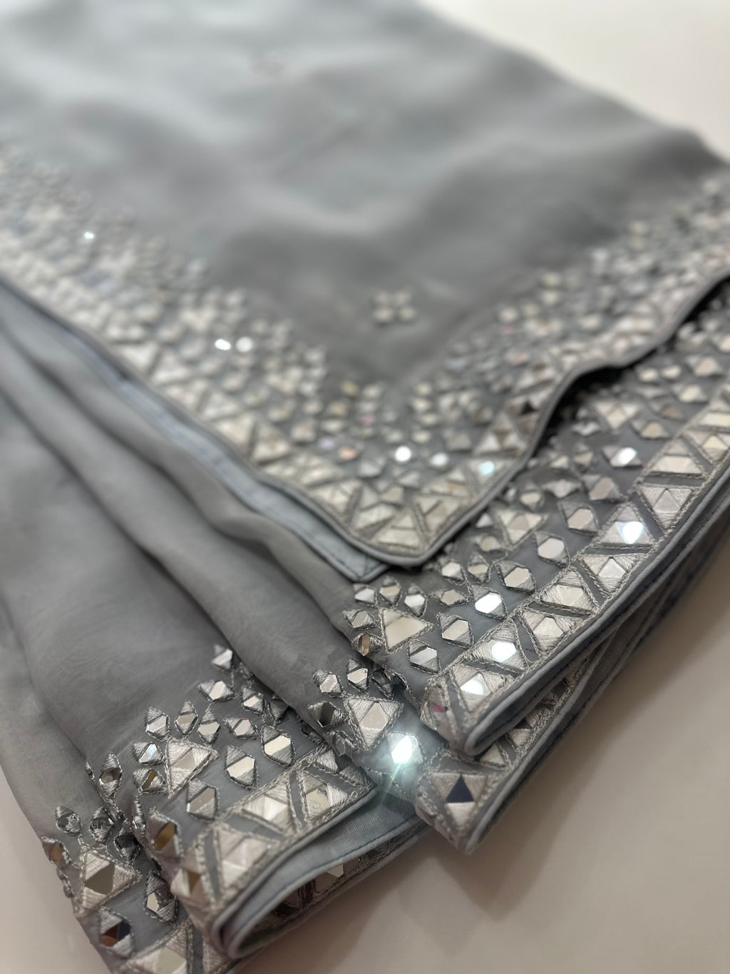 Sahid Handwork Mirror handwork saree – Ranas Vogue