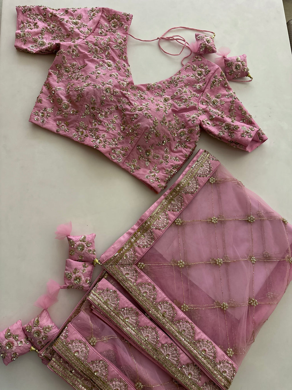 English Rose Bridal Lehenga
