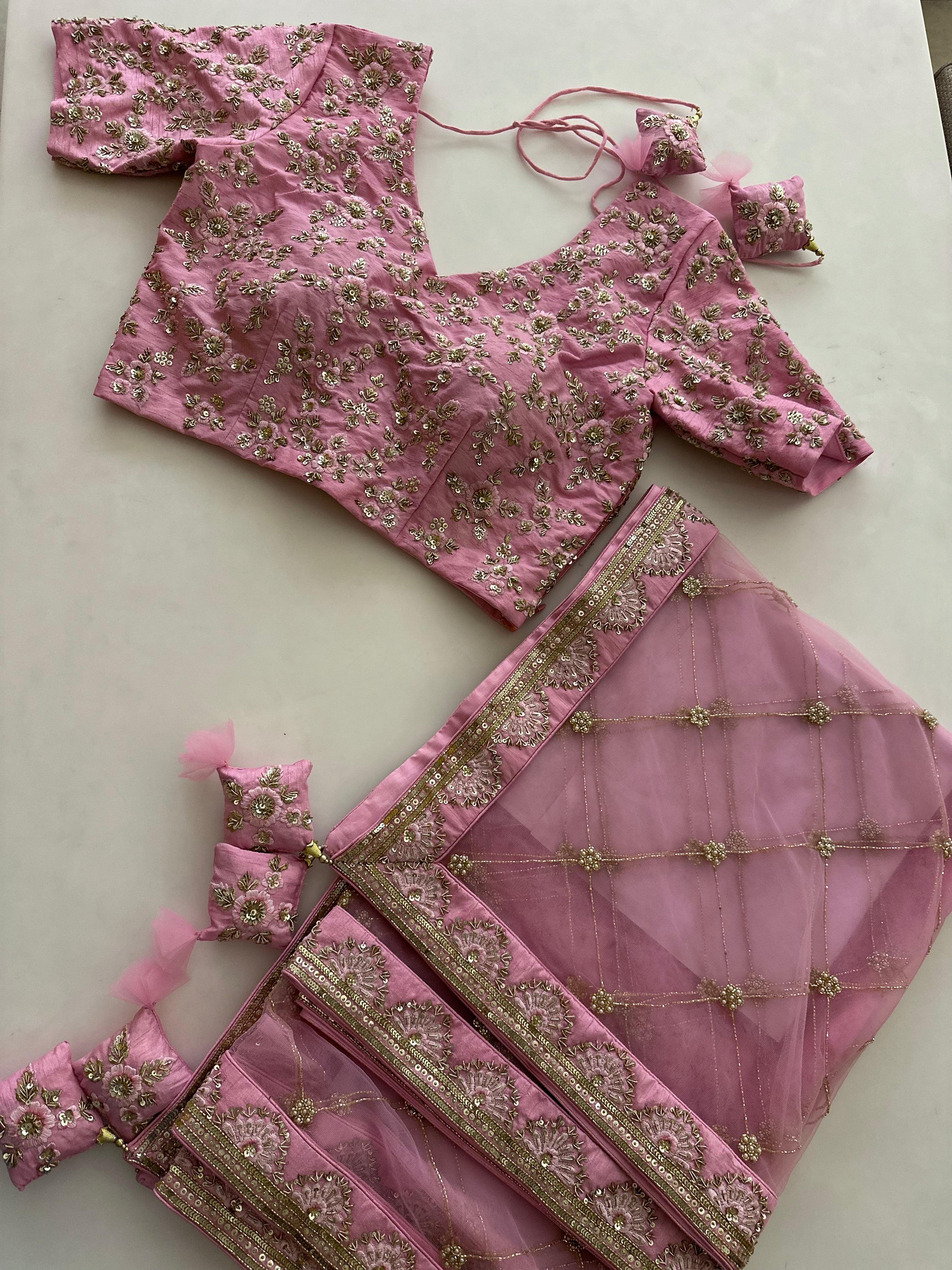 English Rose Bridal Lehenga