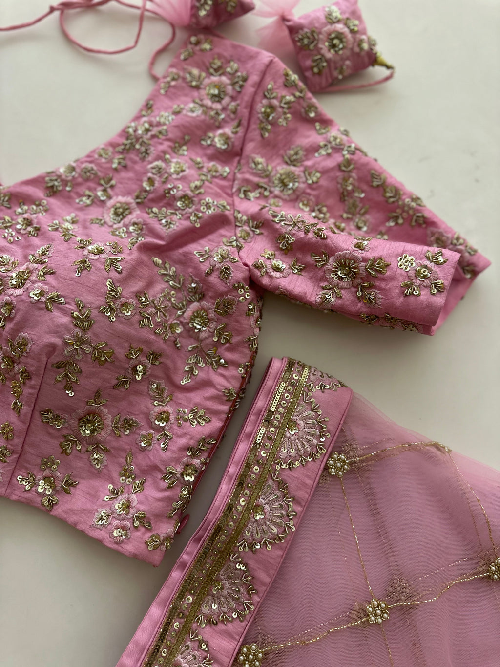 English Rose Bridal Lehenga