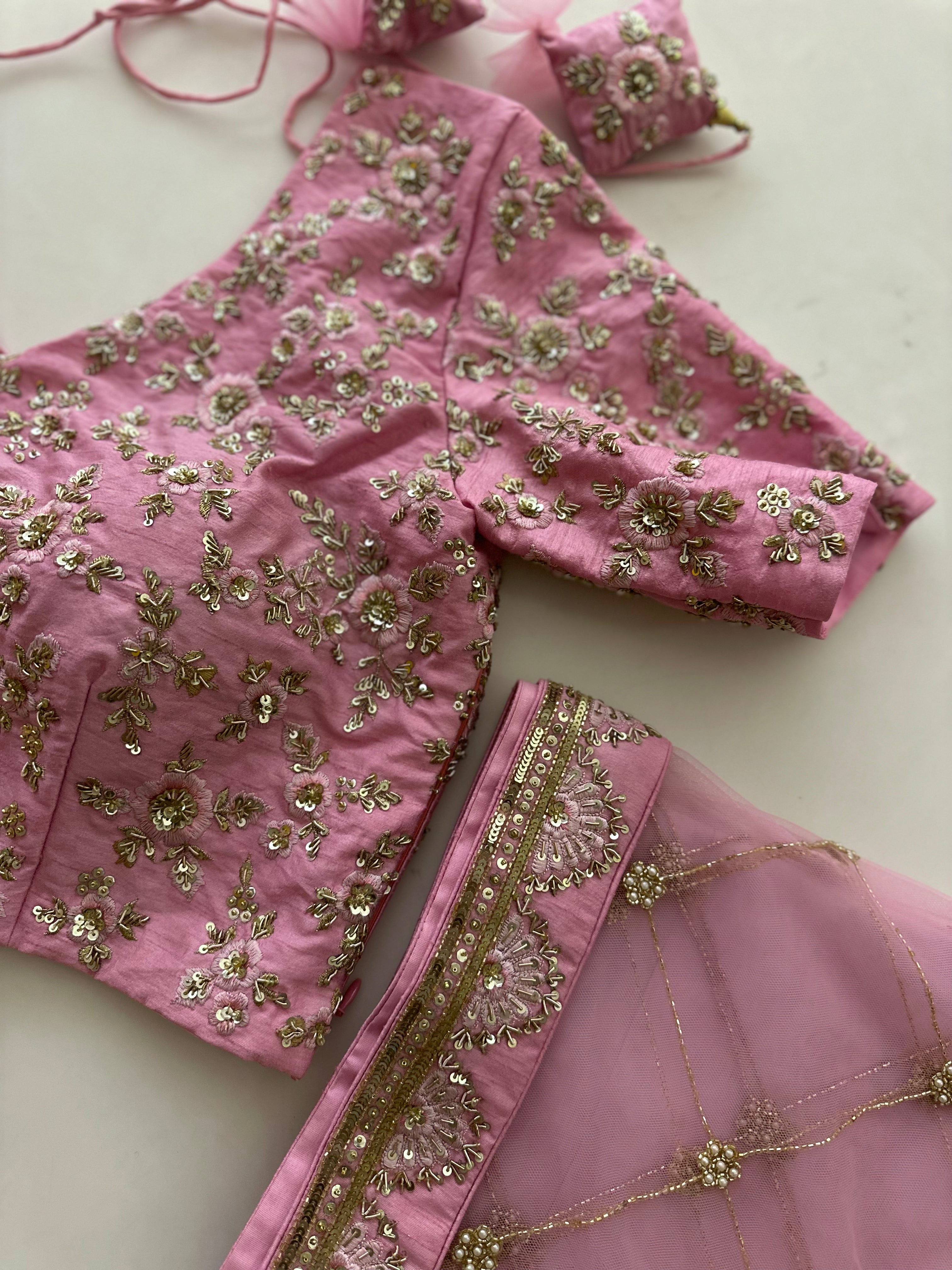 English Rose Bridal Lehenga