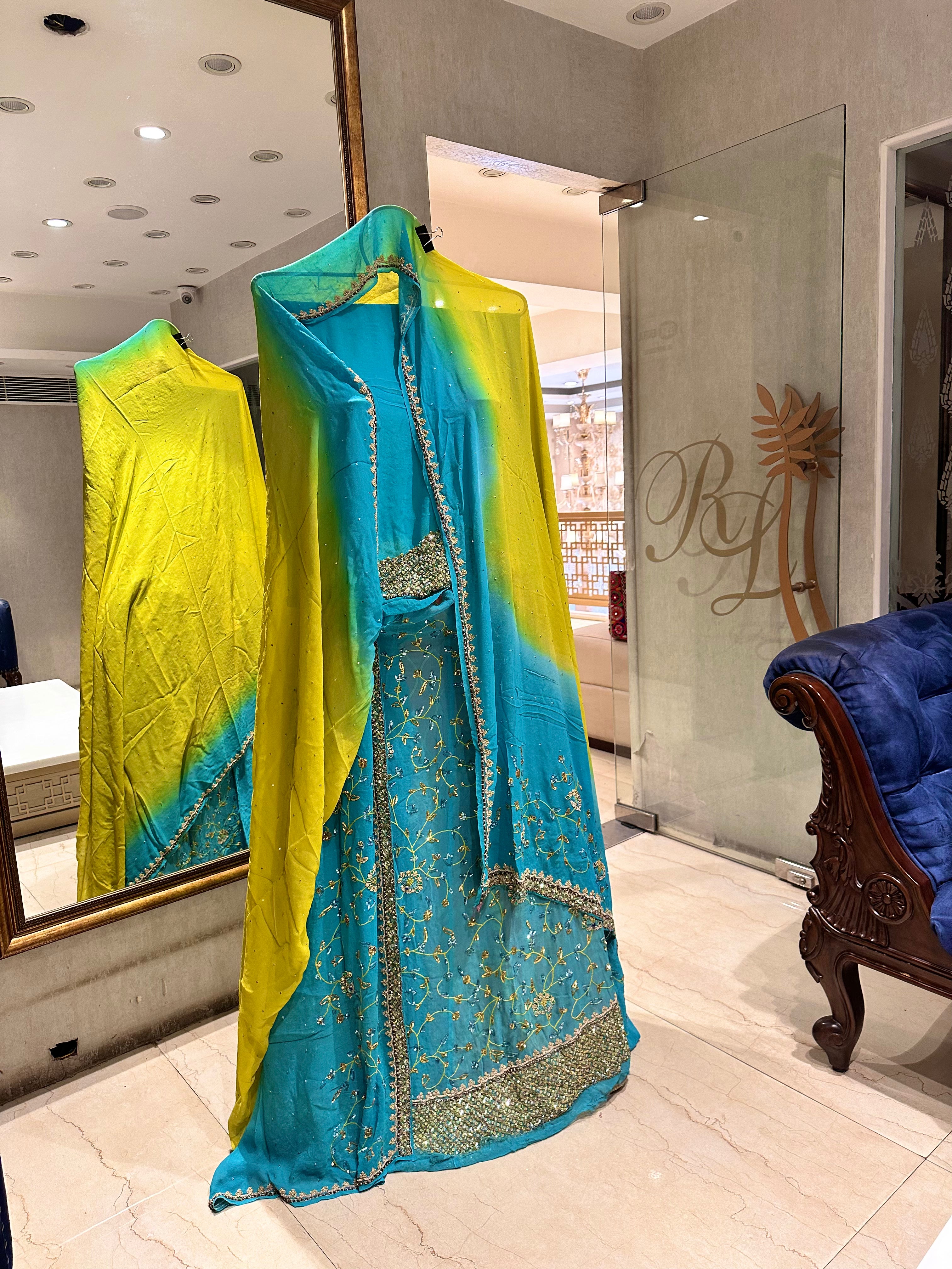 Logo Ranisa Ranisa marwari shaded Chaniya Choli – Ranas Vogue