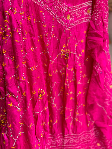 Hot pink Chaniya choli