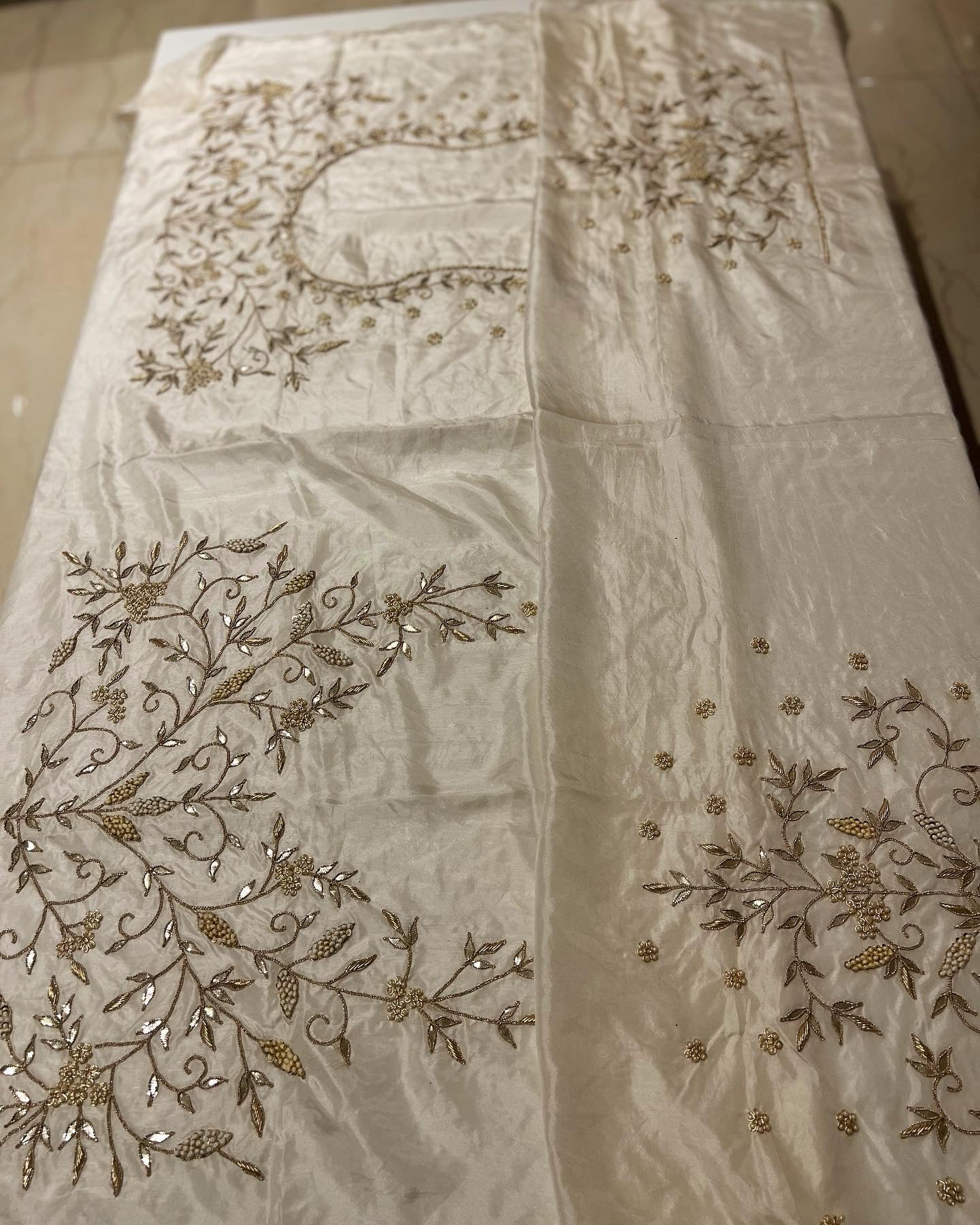Khusrawi Fine Handwork saree