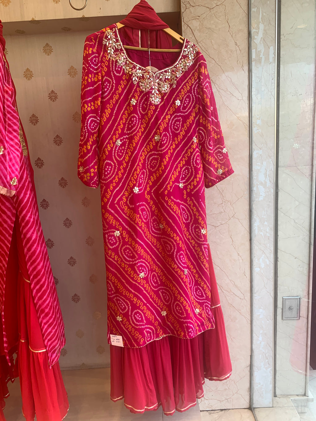 Tradition Bandhej sharara set