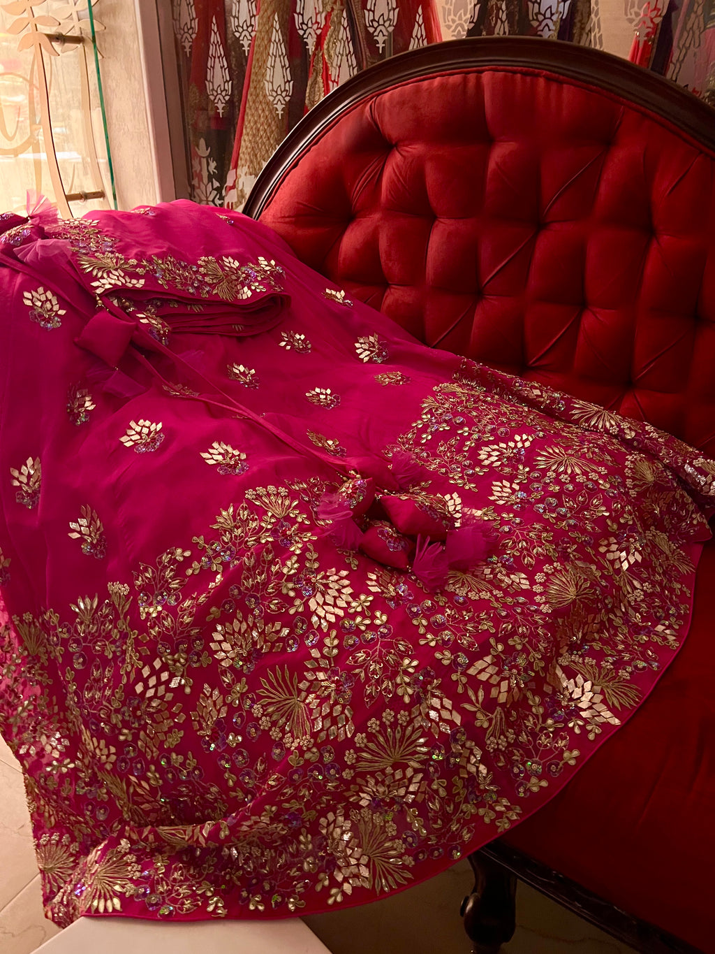 Rani Organza Lehenga