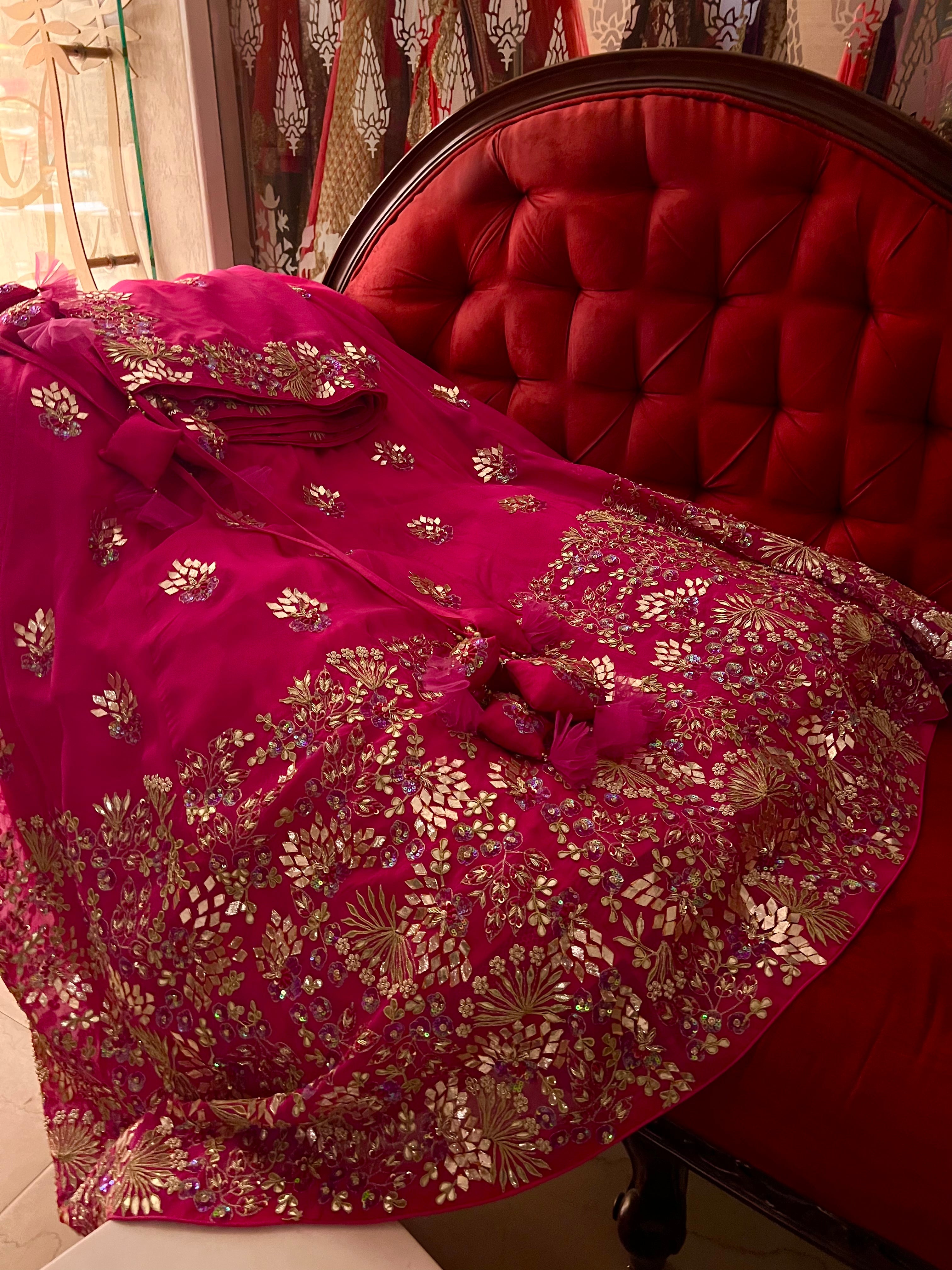 Rani Organza Lehenga