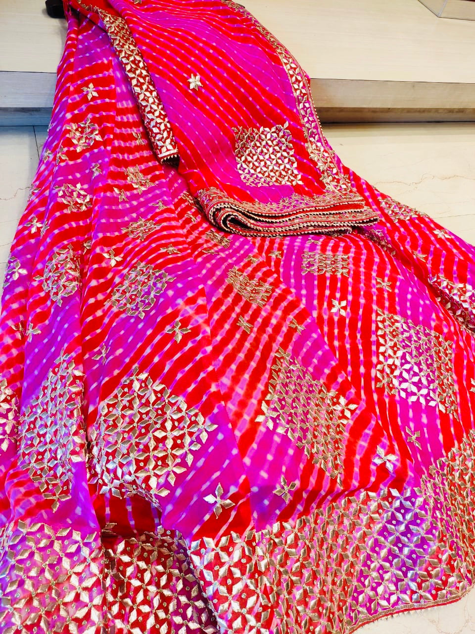 Lehriya lehenga set